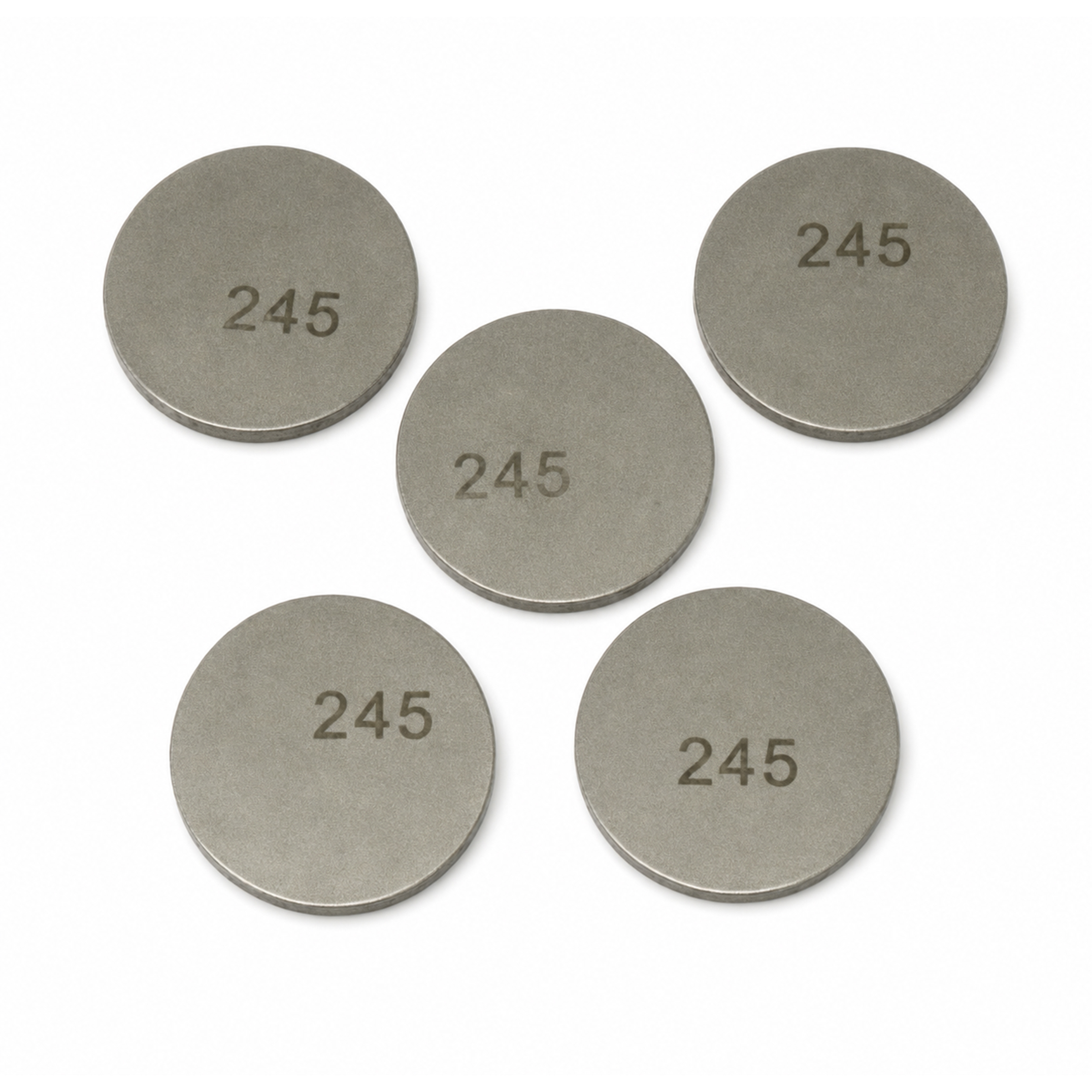 VALVE SHIM 2.45 25mm PK/5 K&L 13-7527