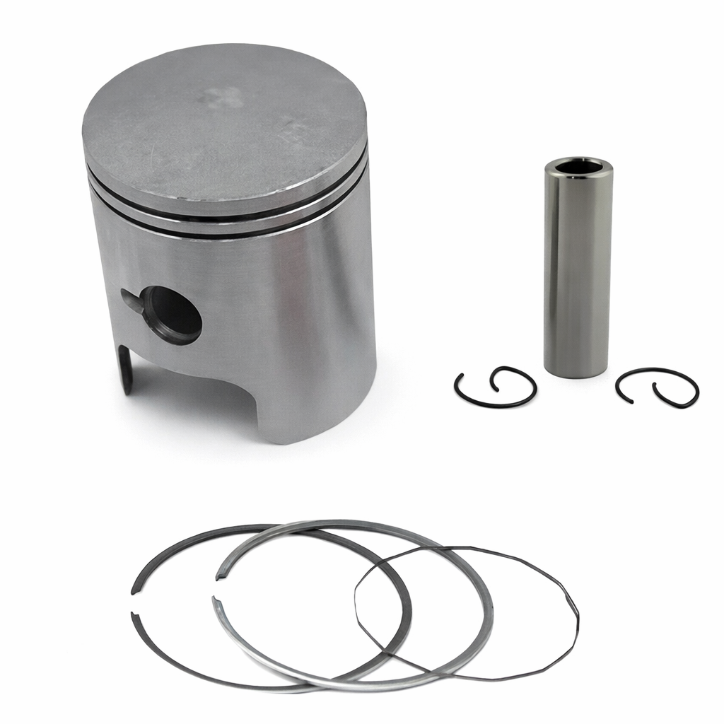 PISTON KIT 56.50 OS +0.50 1971-1989 SUZUKI TS125 12110-48001 image 1