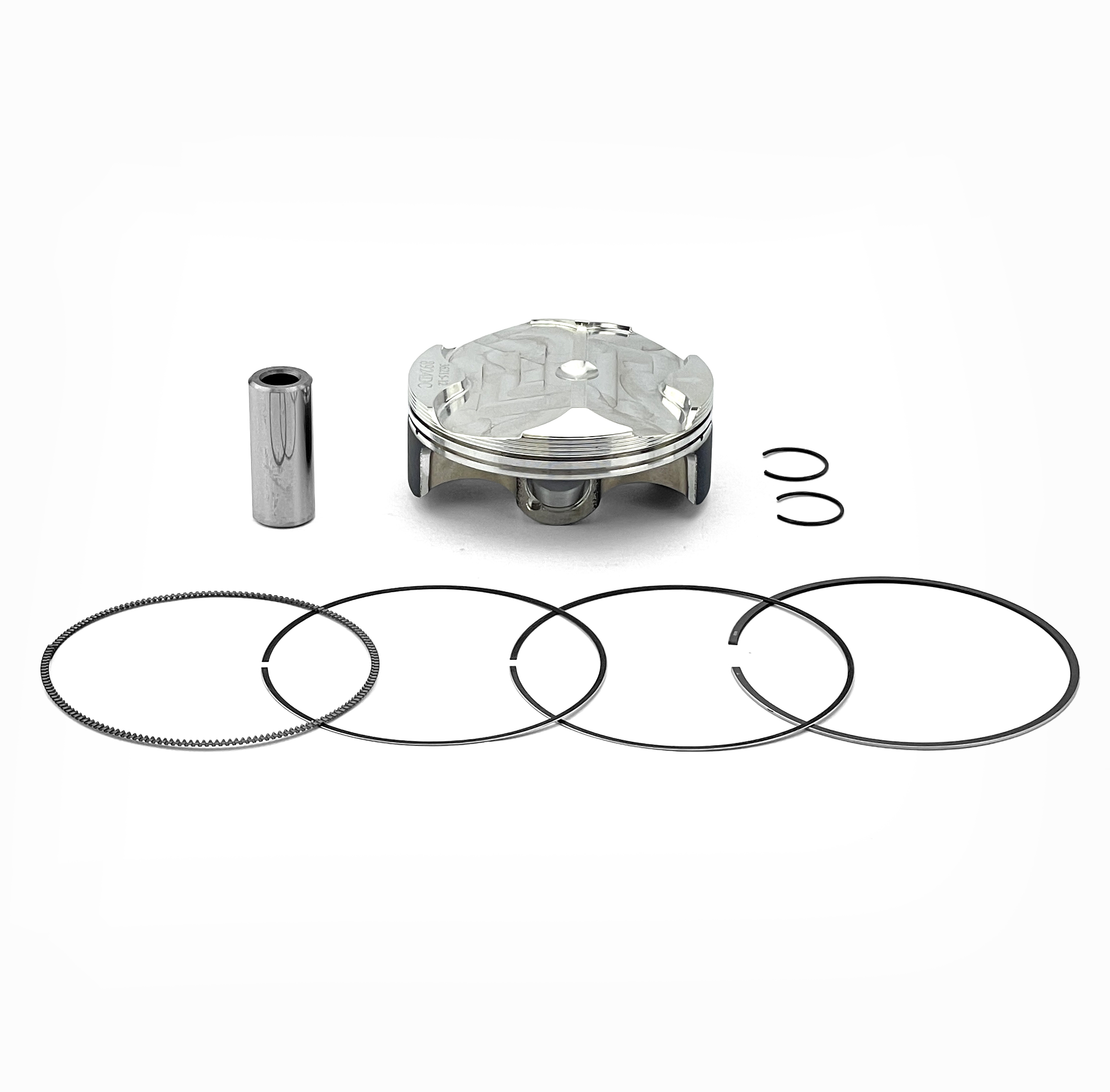 PISTON KIT 16-22 SXF250 78mm KTM HC HIGH COMPRESSION WOSSNER 8924DC image 1