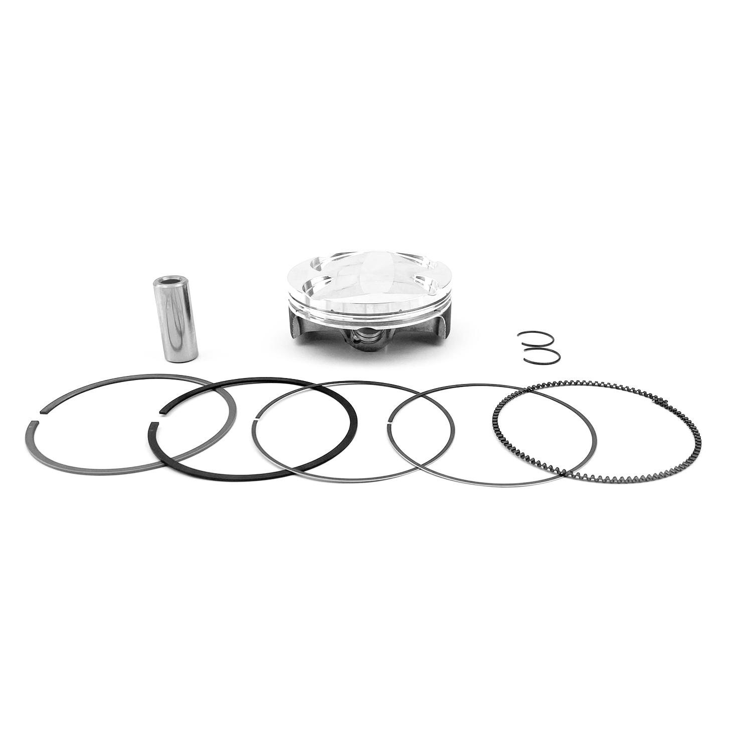 PISTON KIT 2023 KTM/HUSQVARNA 250 81mm, WOSSNER 4077DB image 1