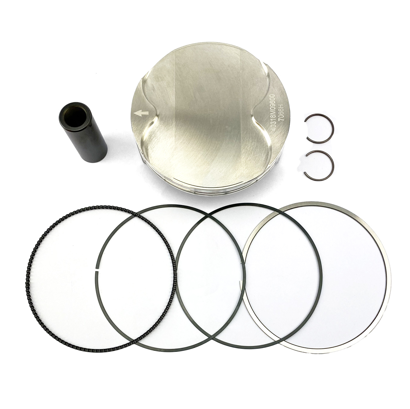 PISTON KIT 2024-26 KX450 96mm B, WISECO W40318M09600 thumbnail 2