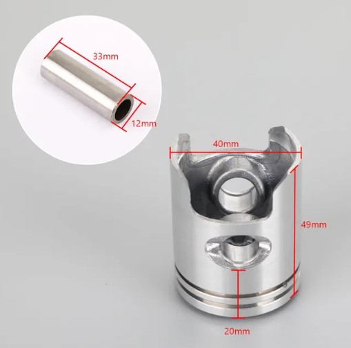 PISTON KIT 40.50mm 1995-2004 HONDA NH50 LEAD TOPIC ZX50 LIVE DIO 13110-GBL-010 thumbnail 2