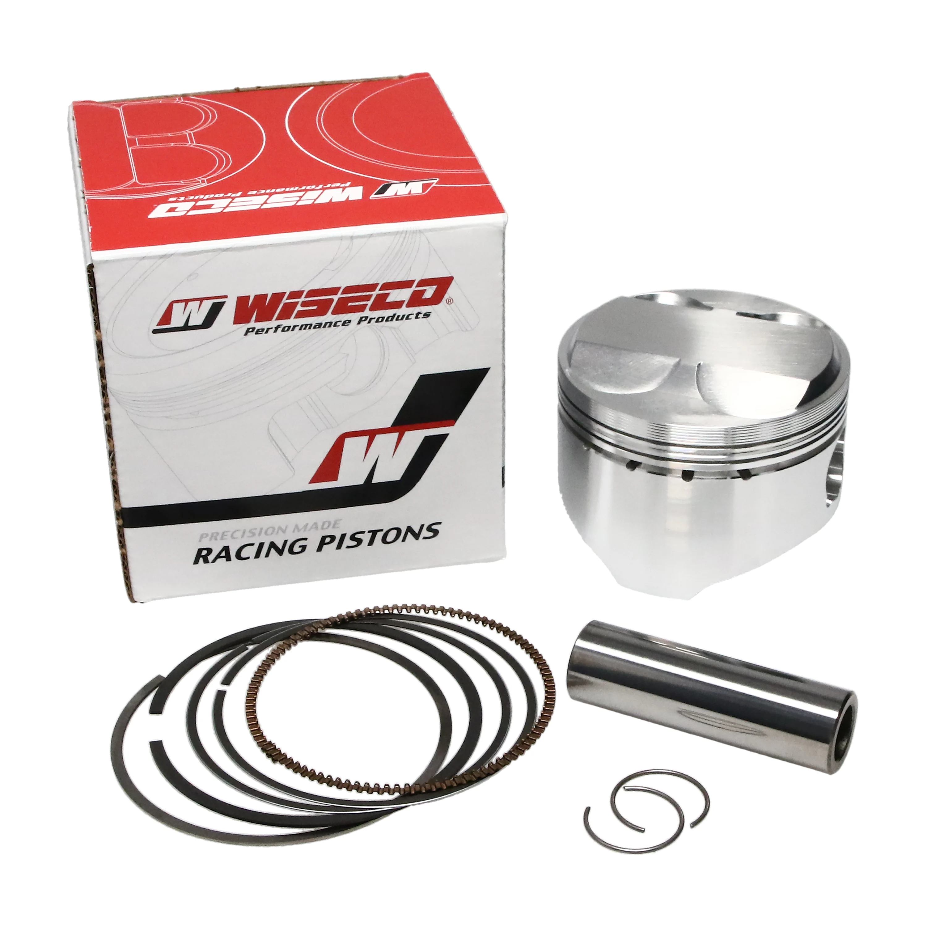 PISTON KIT 85-86 ATC350 82.00, WISECO 4393M08200 HONDA image 1