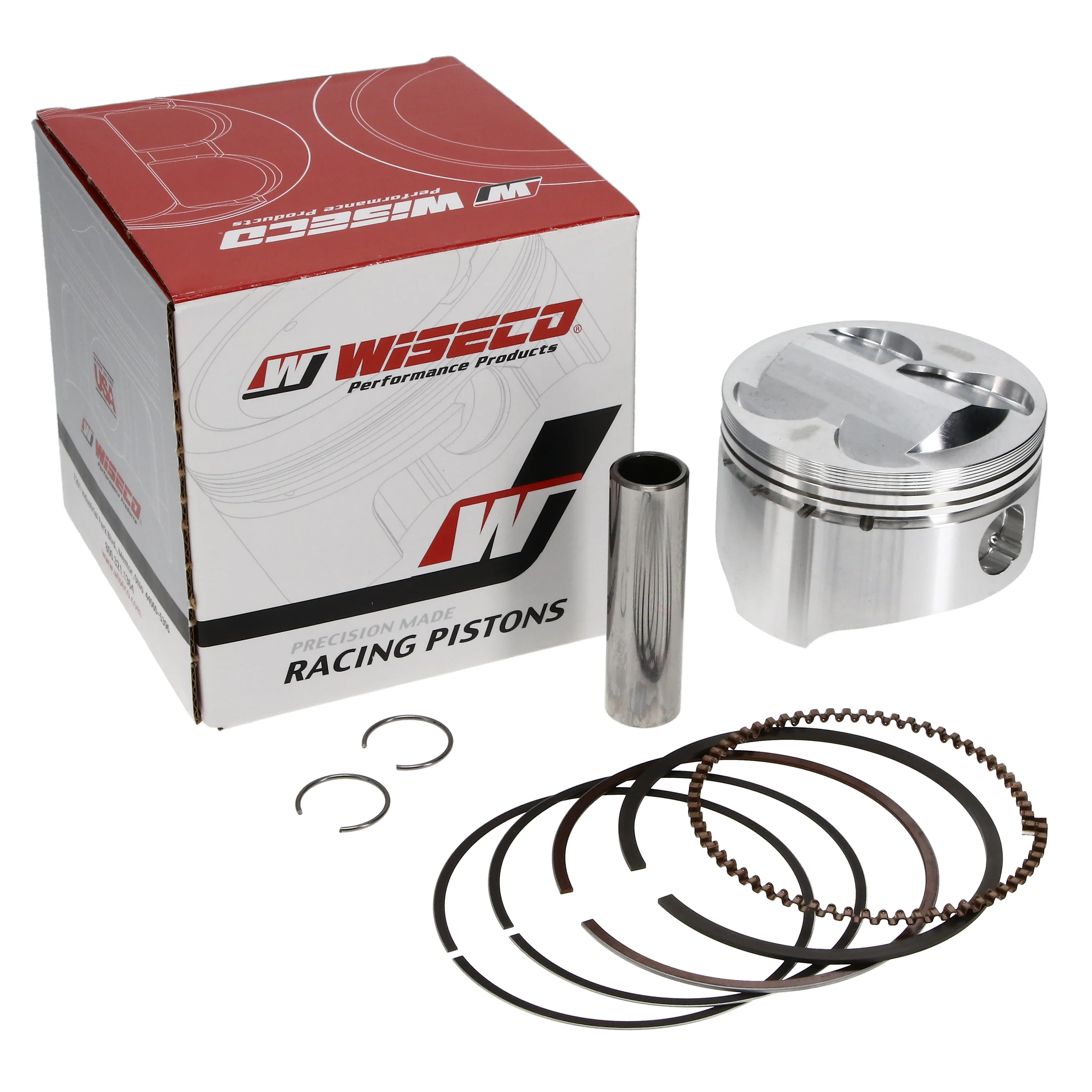 PISTON KIT 87-92 TRX250X 74.00, WISECO 4440M07400 HONDA ATV image 1