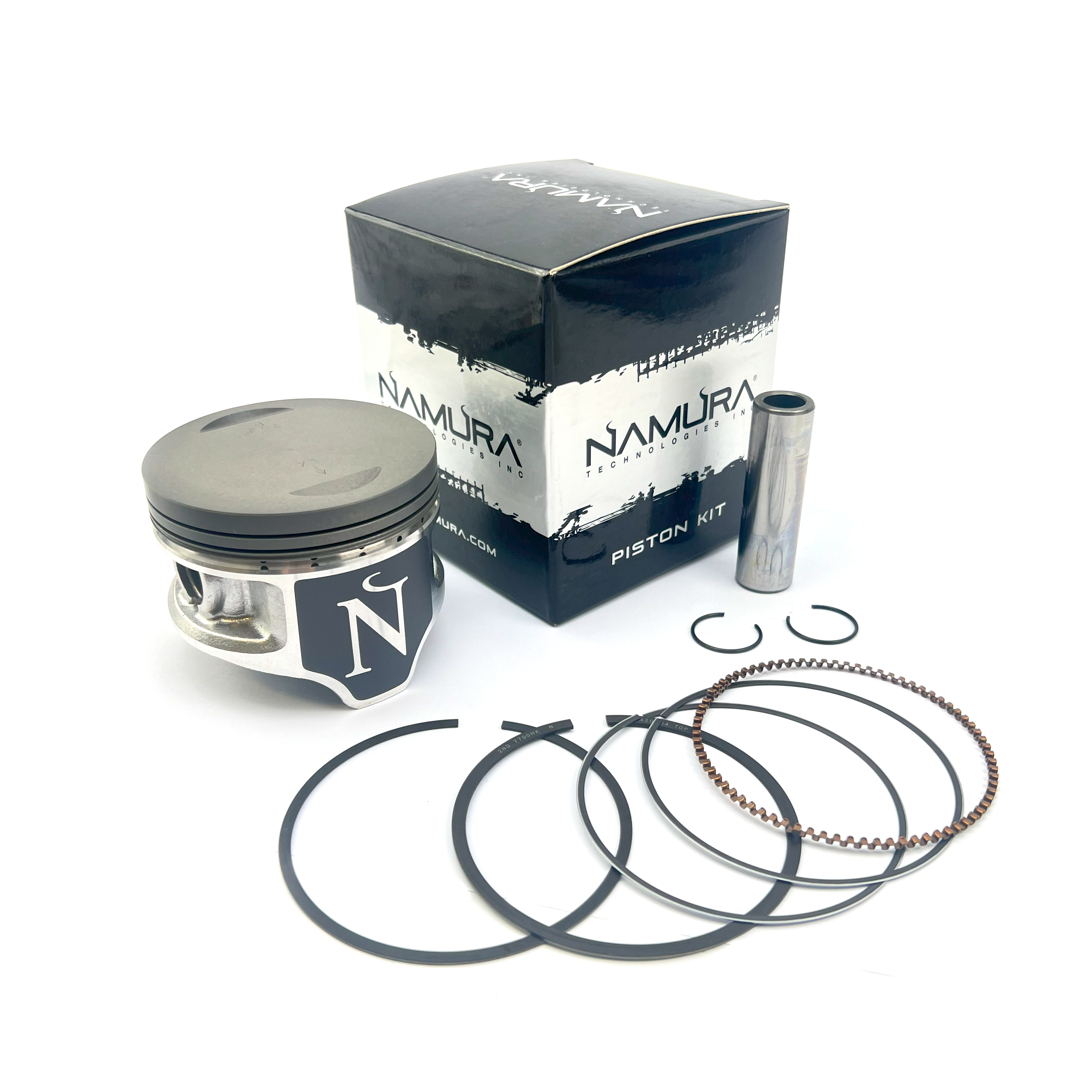 PISTON KIT 86-04 KLF300 76.50, NAMURA NA-20000-2 KAWASAKI image 1