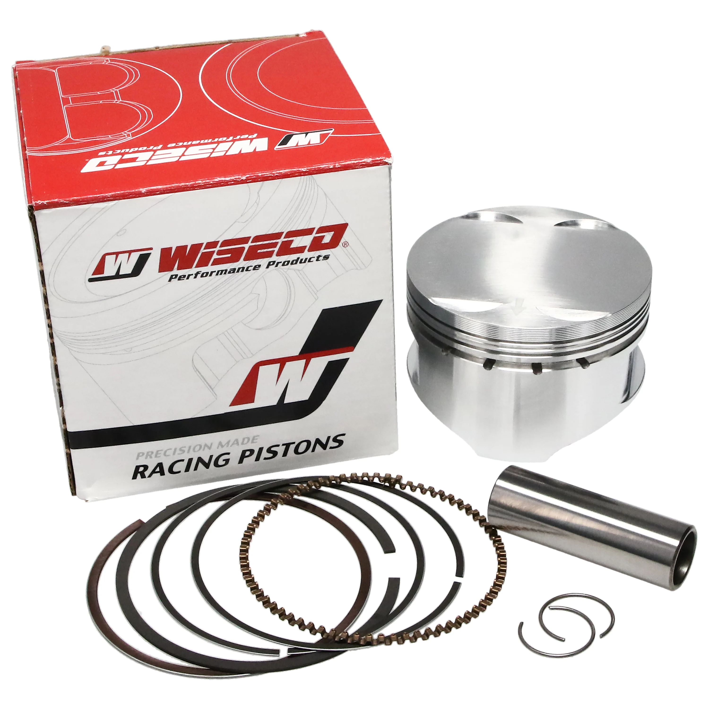 PISTON KIT 02-10 KVF650 80.00, WISECO 4782M08000 KAWASAKI ATV