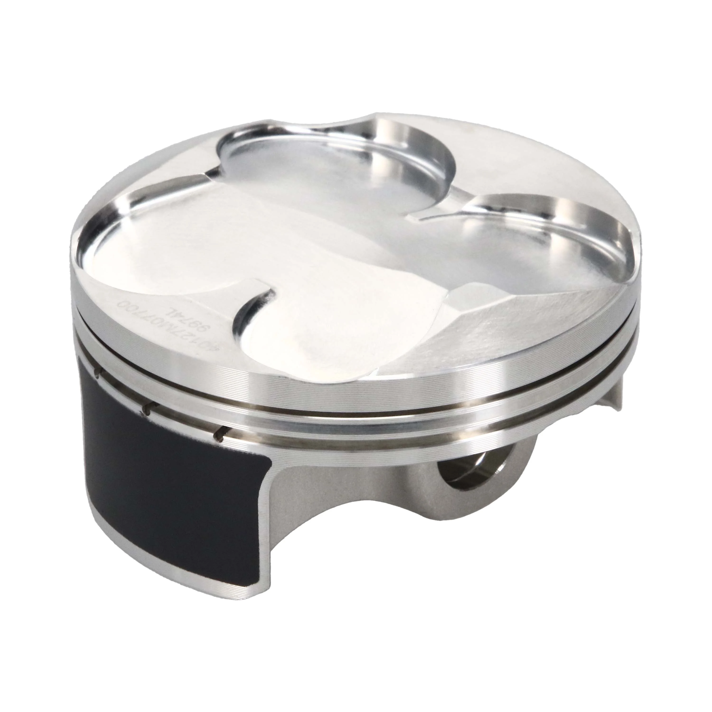 PISTON KIT 14-15 YZ250F 14.5, WISECO RE812M07700 77mm, RACERS ELITE Asymmetric Skirt image 1