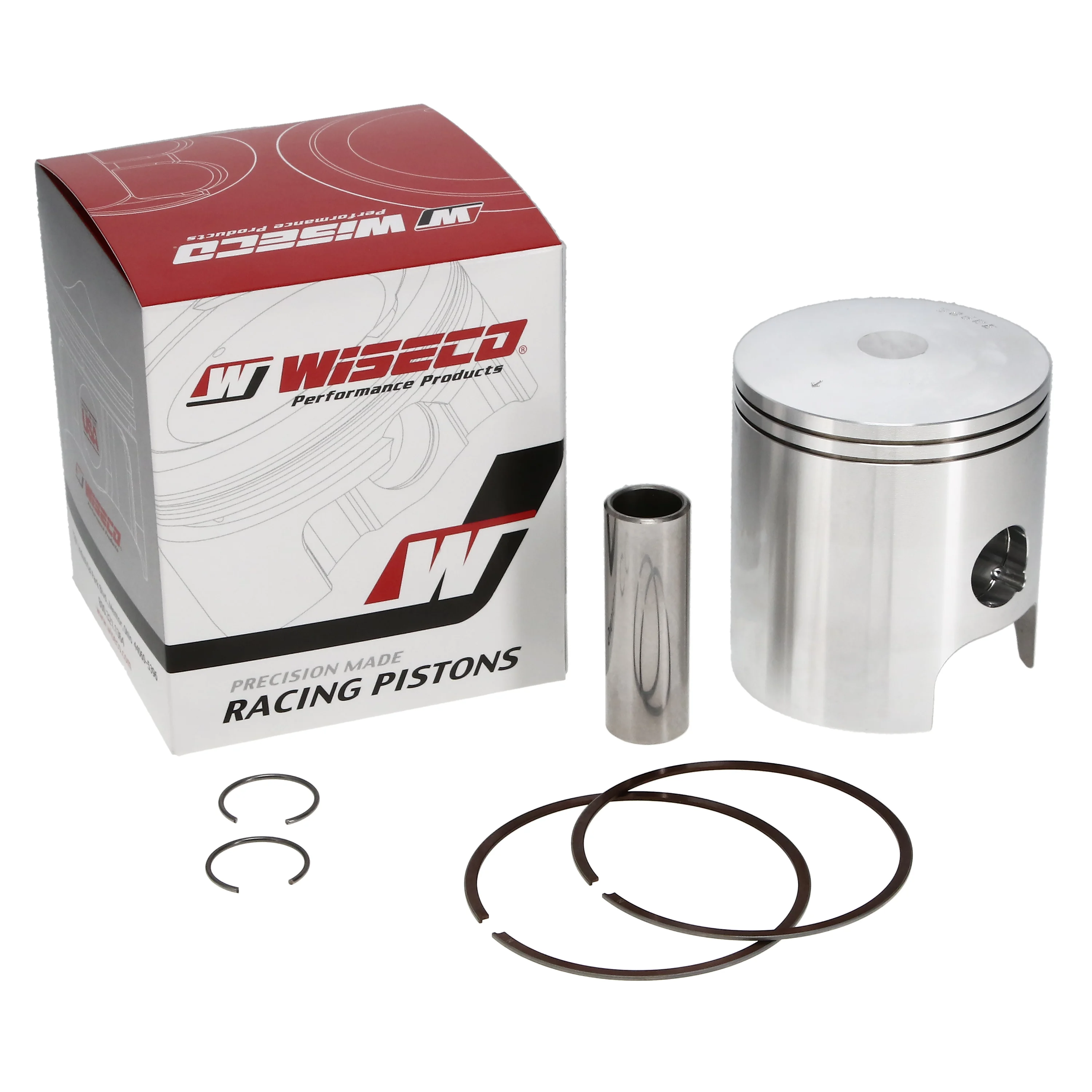 PISTON KIT 87-89 KX250 67.40, WISECO 556M06740 image 1