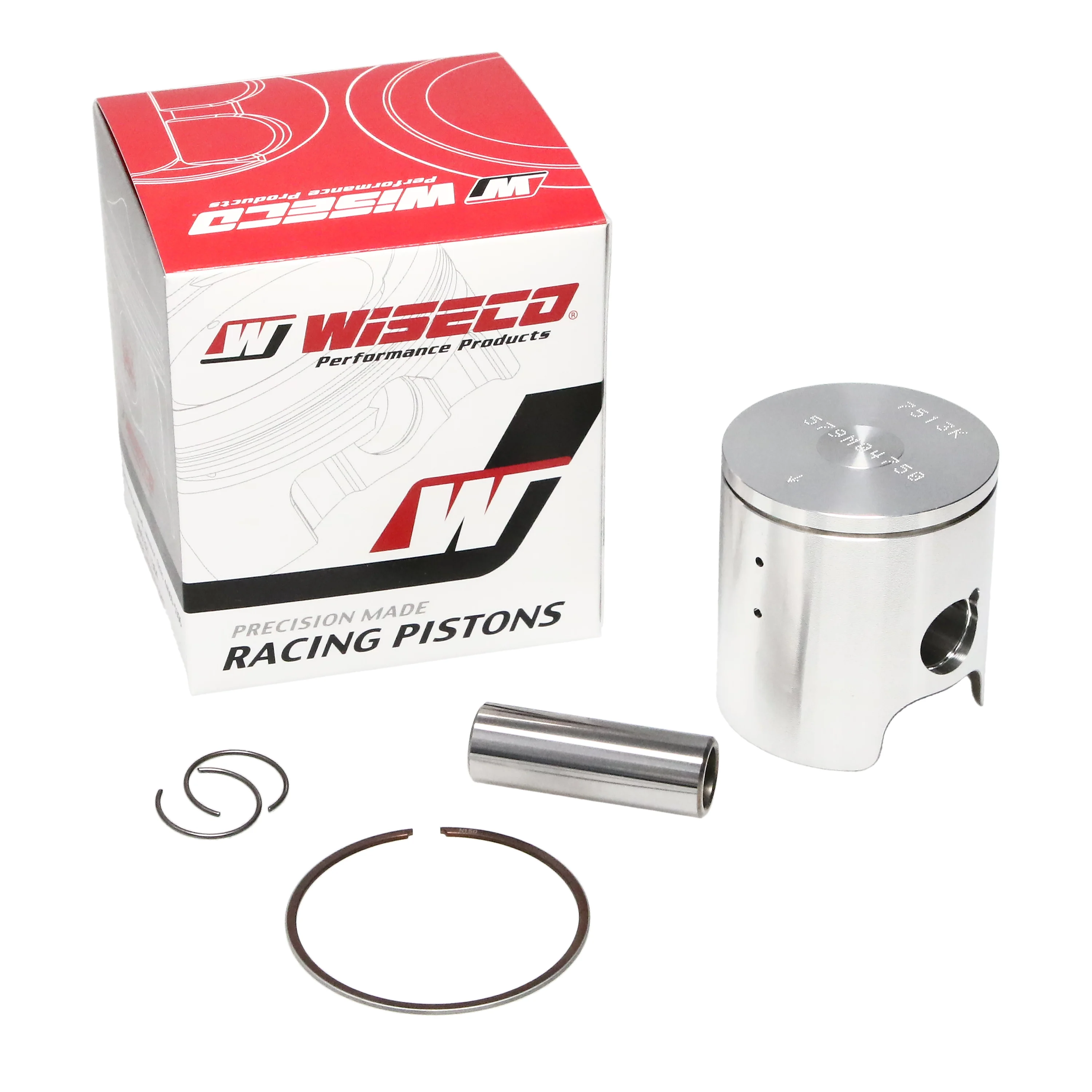 PISTON KIT 89-90 RM80 48.50, WISECO 579M04850 image 1