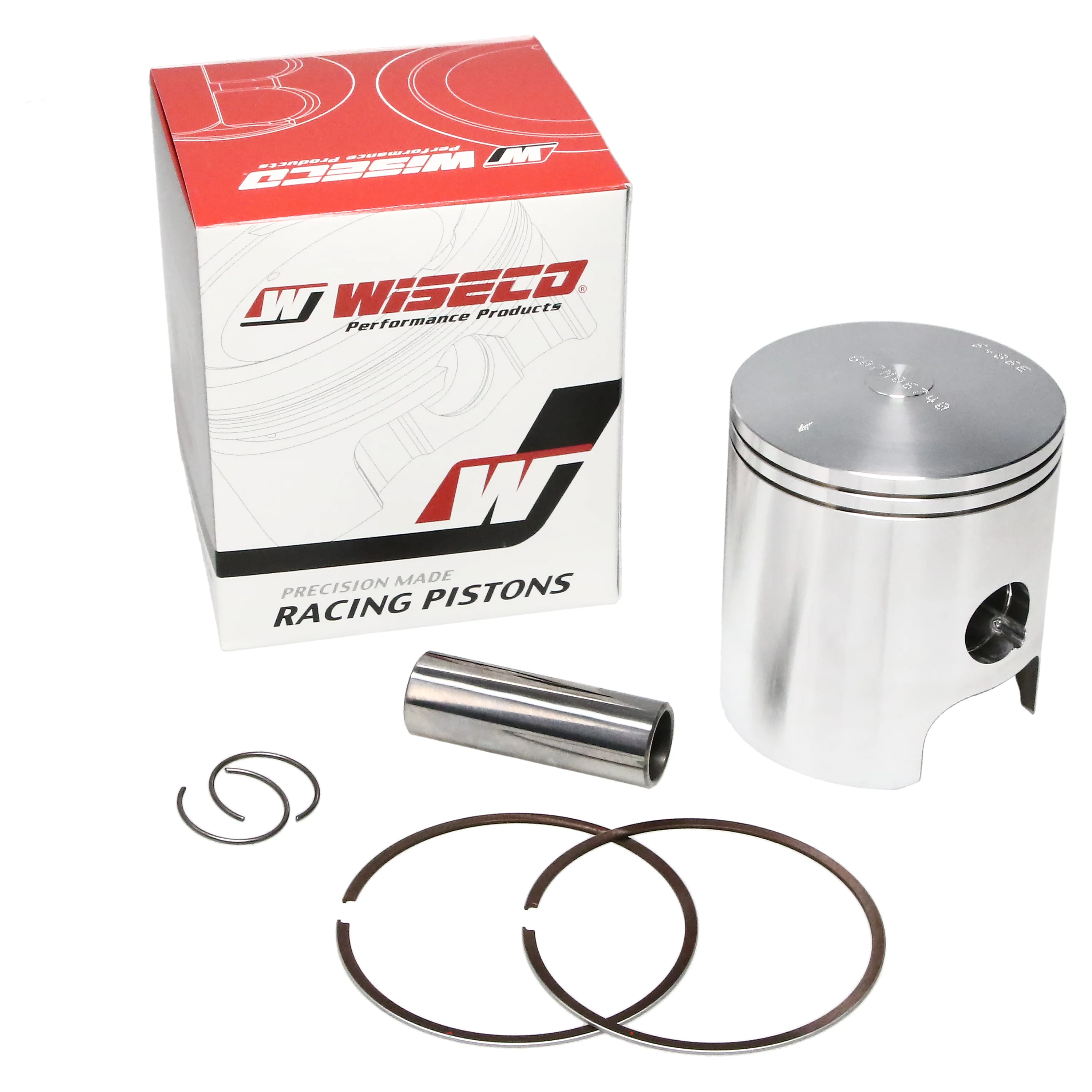 PISTON KIT 90-91 KX250 67.40, WISECO 607M06740 KDX250 image 1