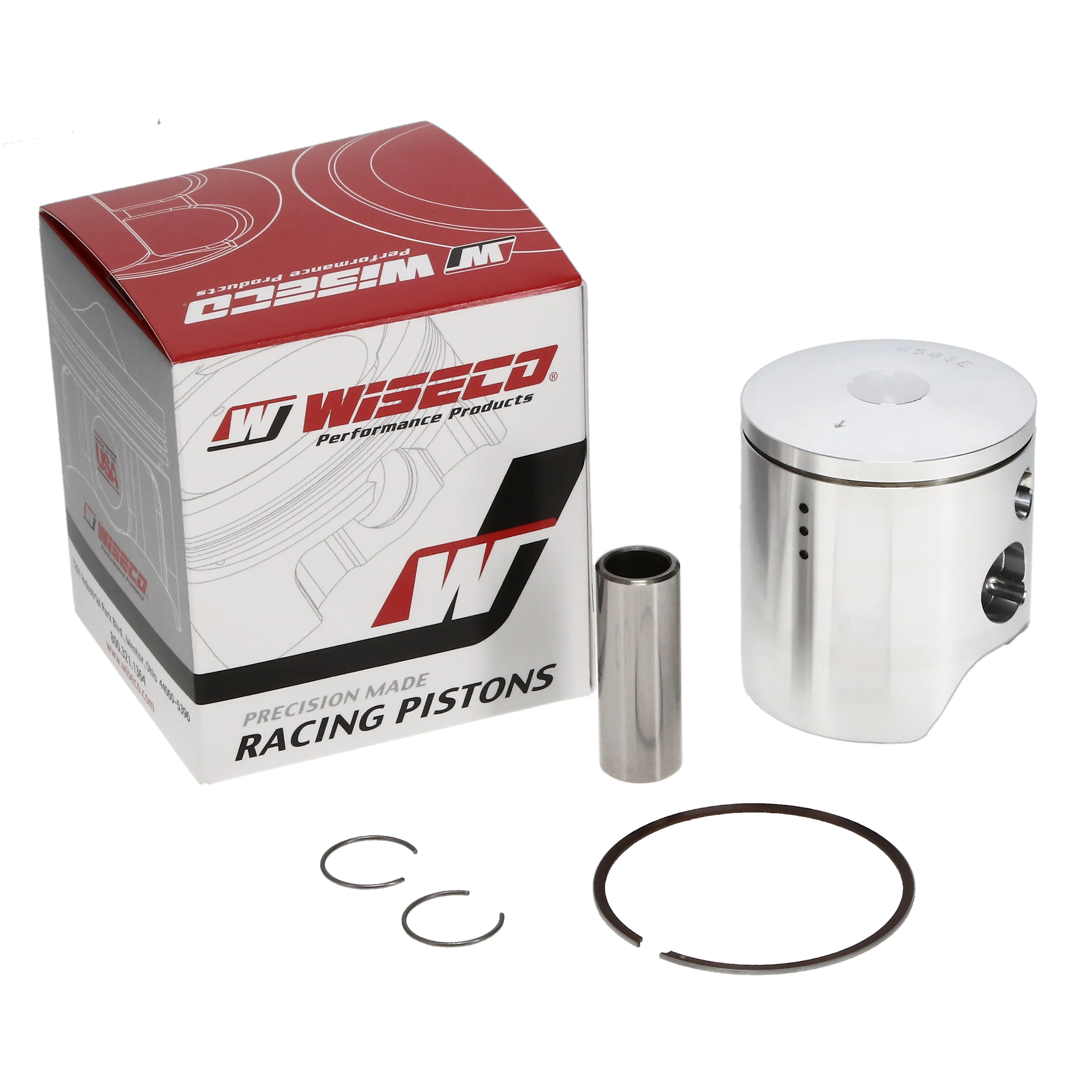 PISTON KIT 89-99 RM125 54.00mm, WISECO 641M05400A image 1