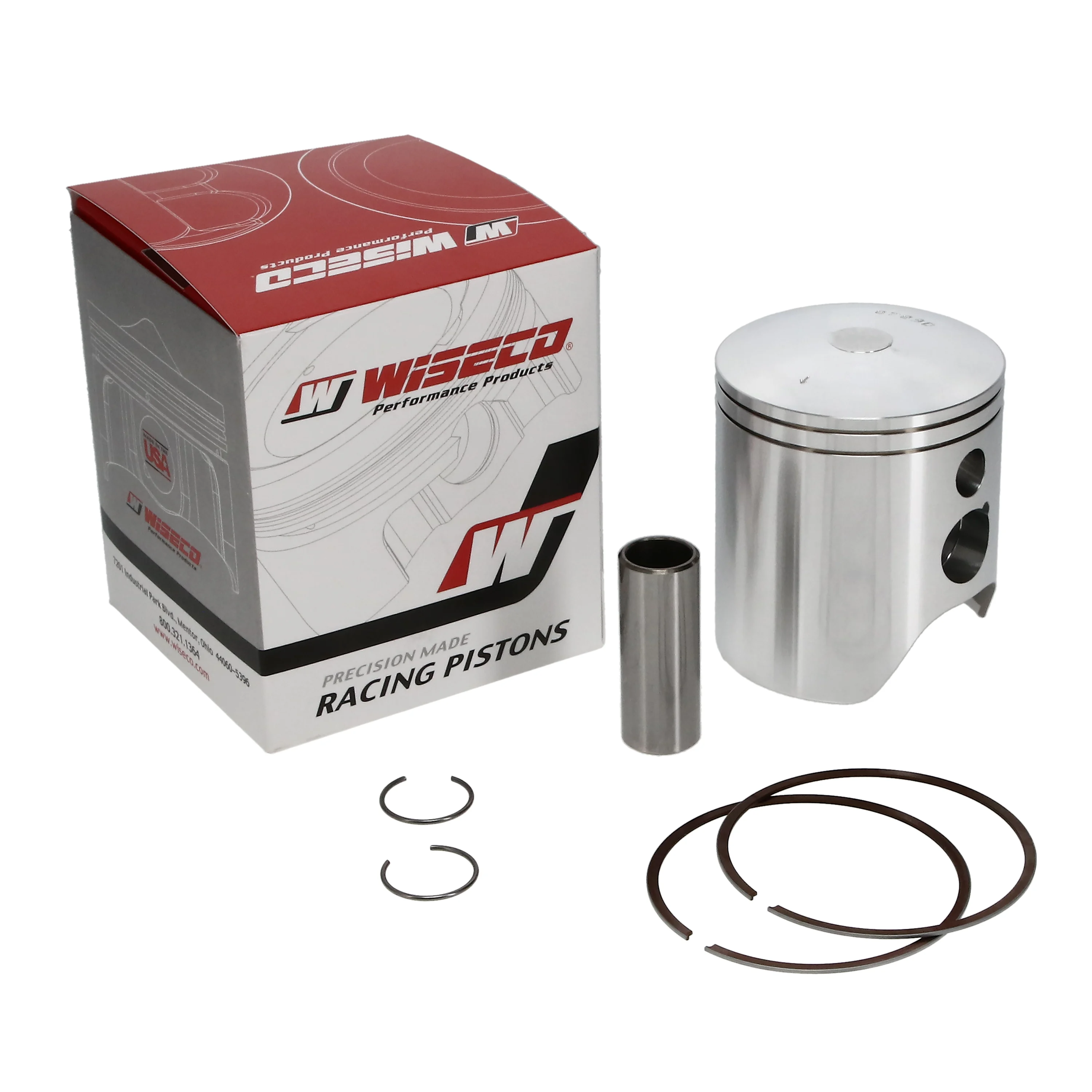PISTON KIT 89-95 RM250 67.50, WISECO 642M06750 RMX250 89-98