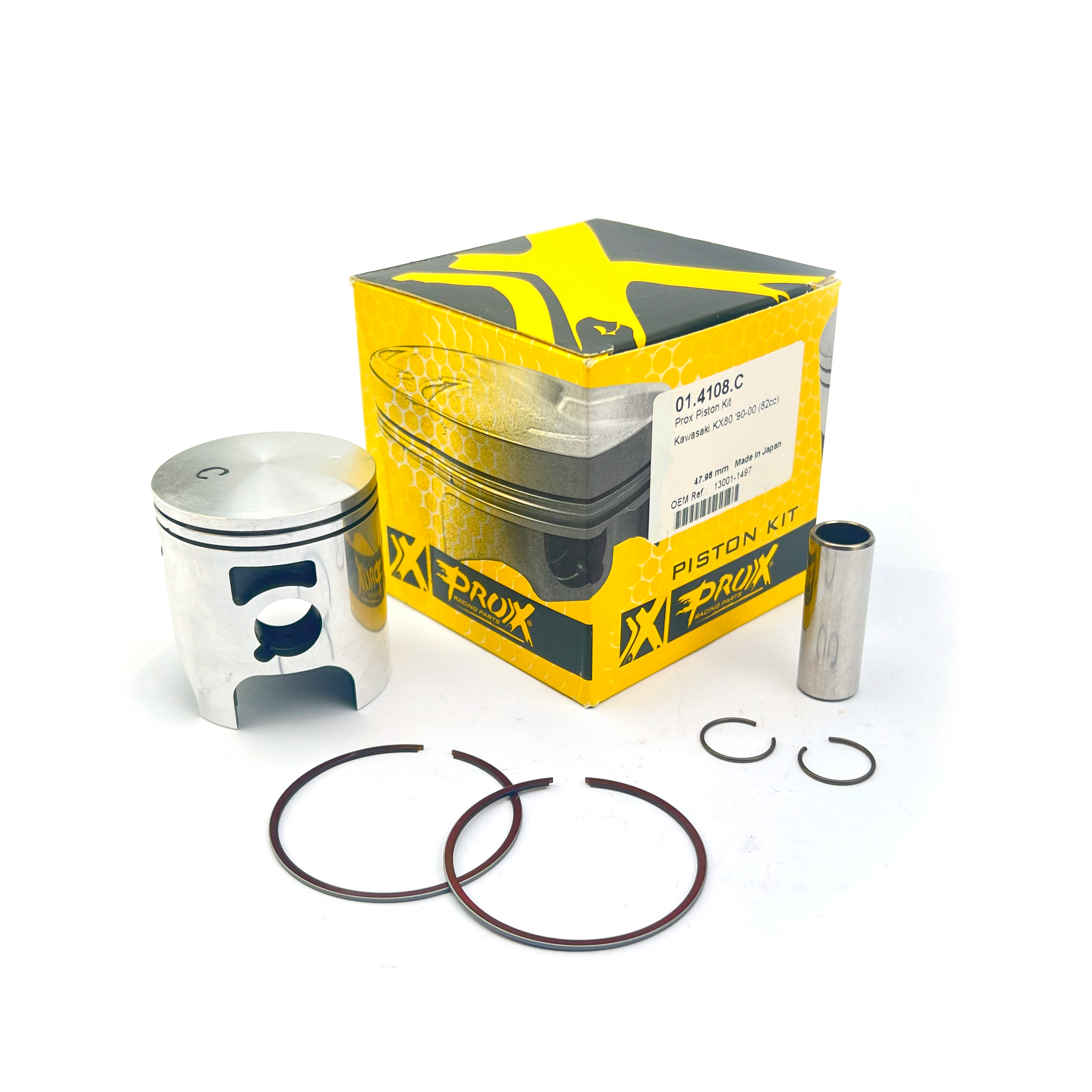 PISTON KIT 88-00 KX80 48.00 C, PROX 01.4108.C image 1