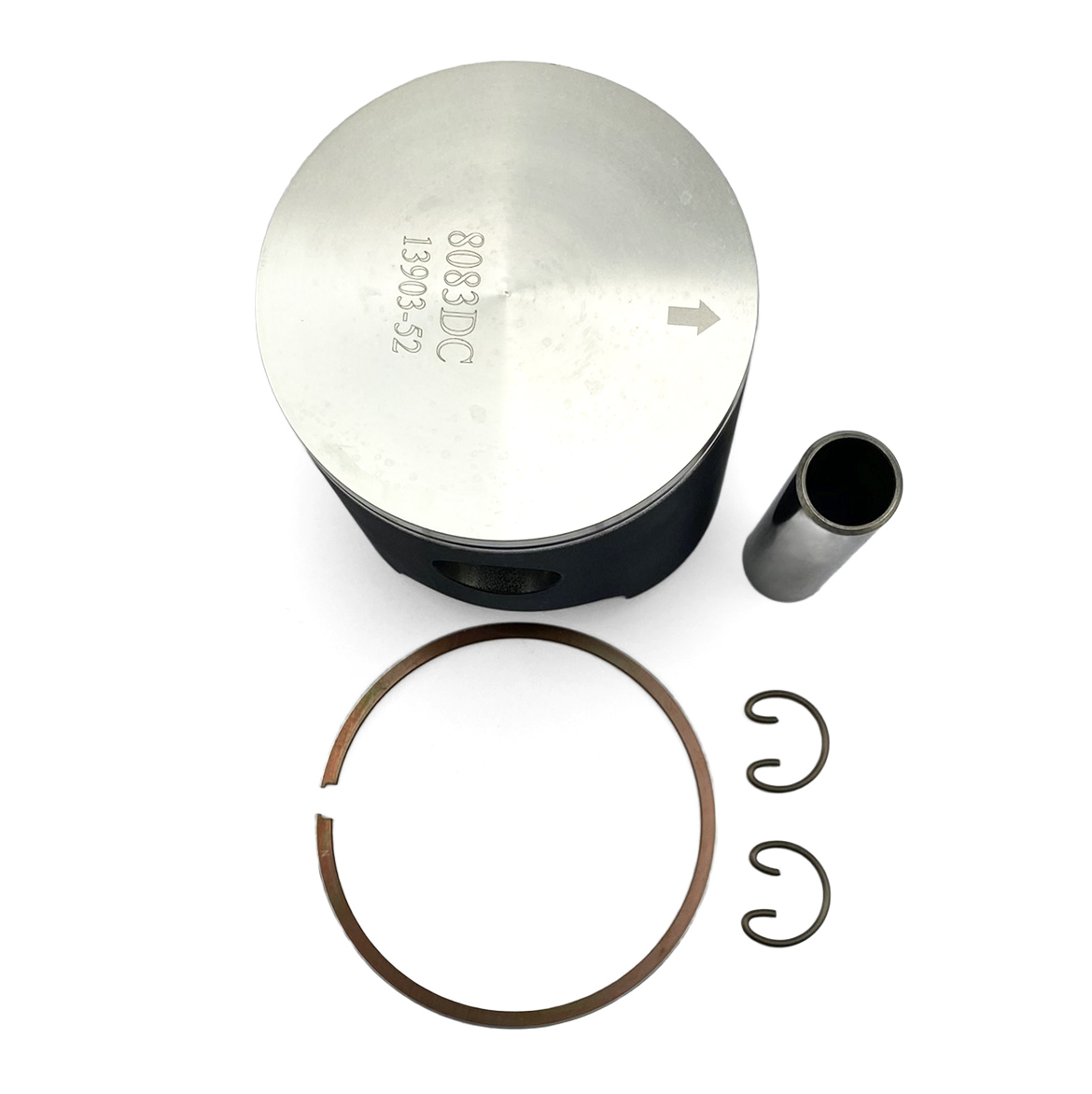 PISTON KIT 96-97 KTM360 78.00, WOSSNER 8083DC FORGED image 1