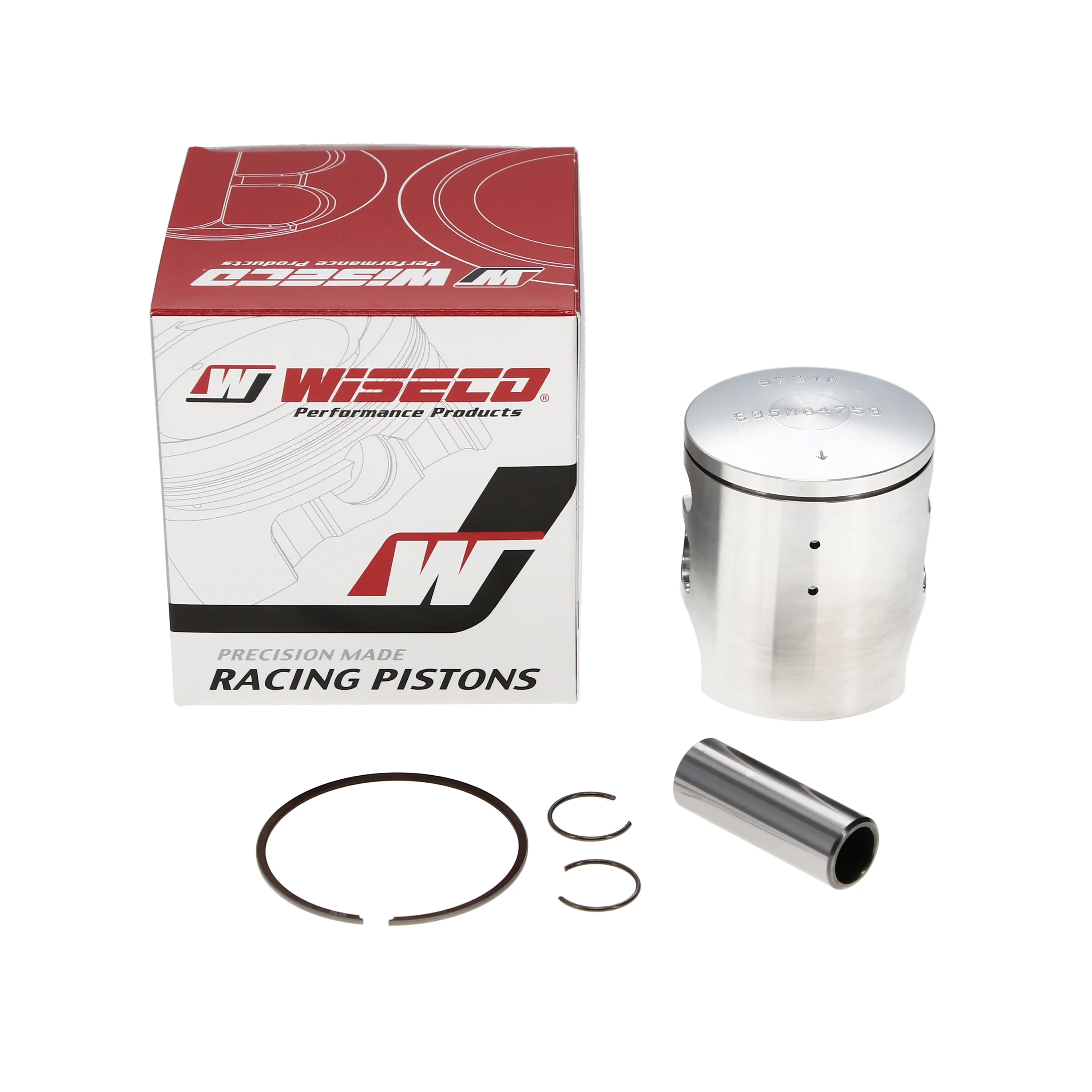 PISTON KIT 02-25 YZ85 49.50, WISECO 805M04950 Pro-Lite, Skirt Coating: ArmorGlide