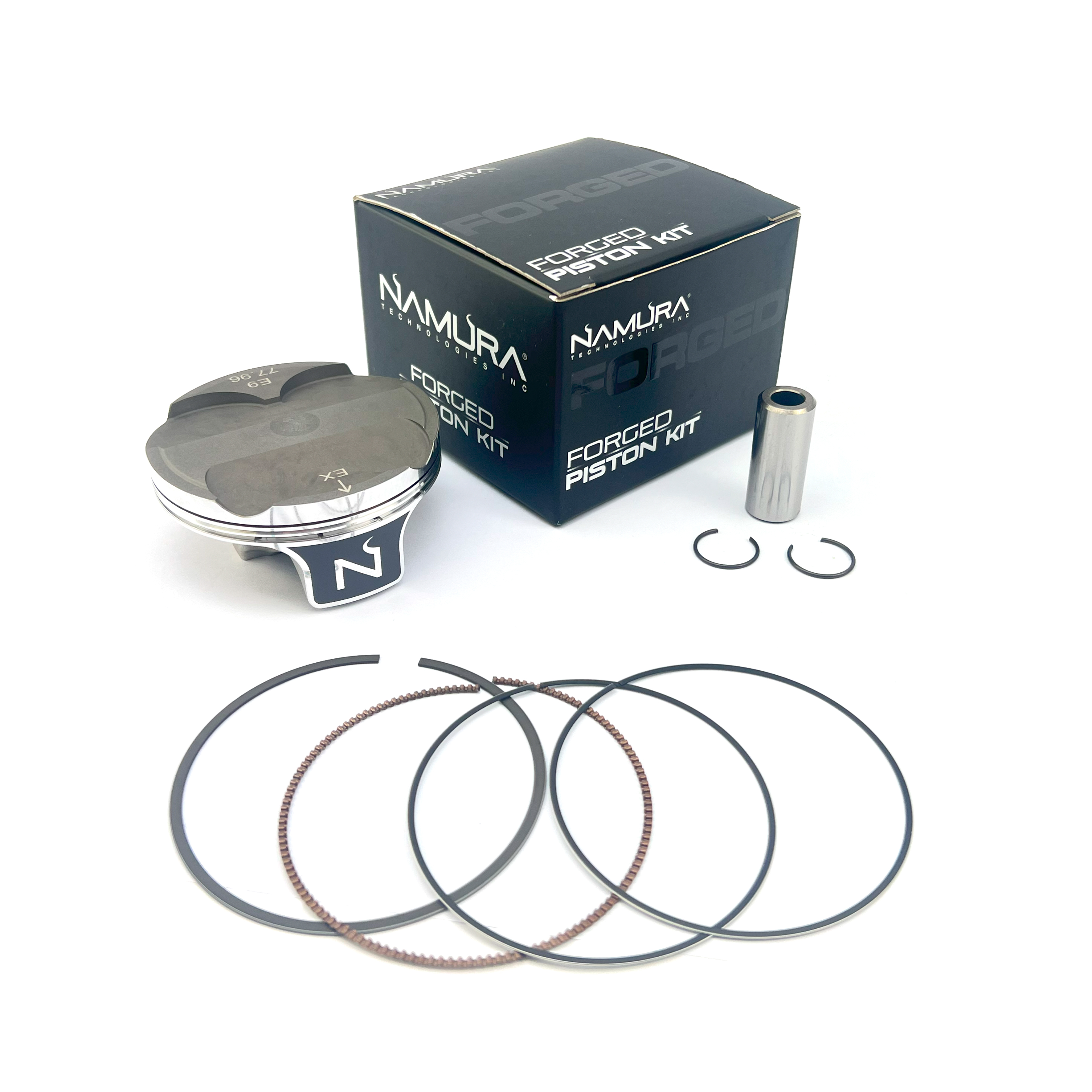 PISTON KIT 2022-22 KX250 Kawasaki 78mm, NAMURA FORGED FX-20035 image 1