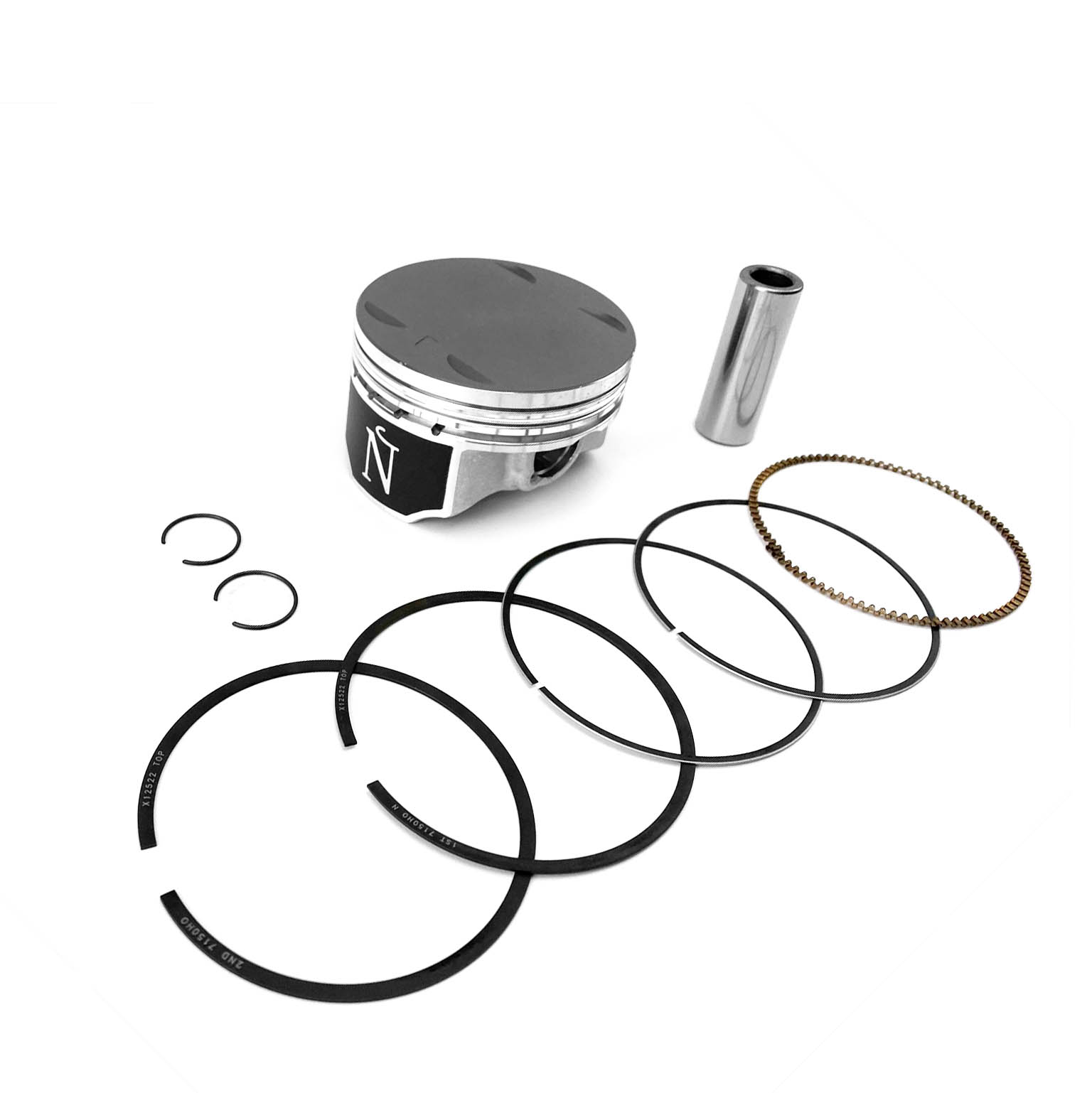 PISTON KIT CRF 250 F 19-24, NAMURA NX-10252-2 +0.50 image 1