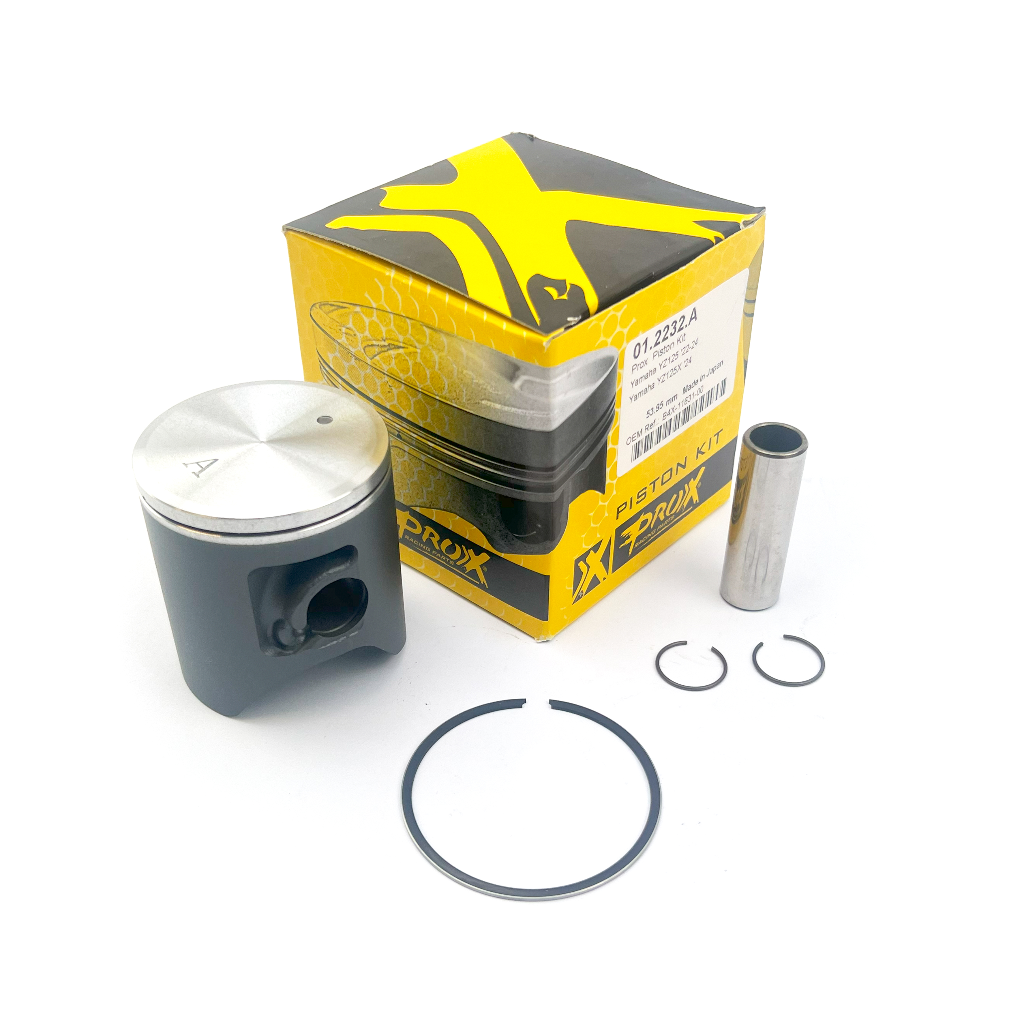 PISTON KIT 2022-2025 YZ125 54.00 B, PROX 01.2232.B YAMAHA MX image 1
