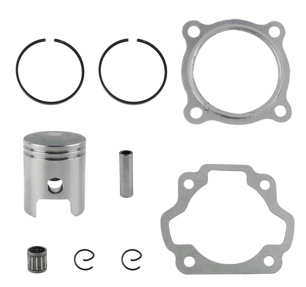 PISTON KIT 47.00mm YAMAHA PW80 GASKET SMALL END BEARING 3E5-11631-00-97 527-11633-00-00 image 1