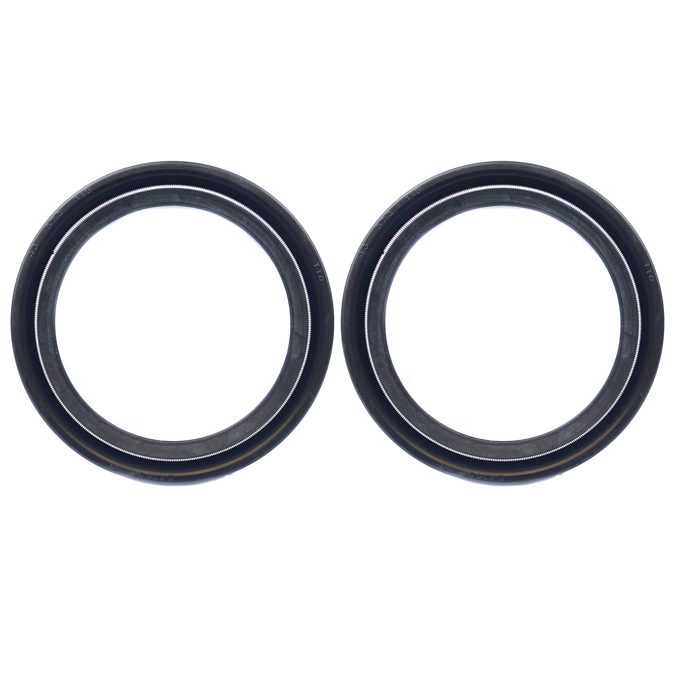 FORK DUST SEAL SET 57-137 DUST SEAL KIT 43MM WP image 1