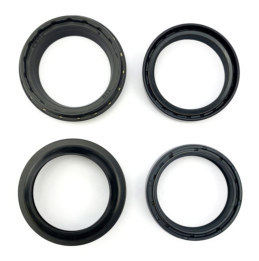 FORK SEAL & DUST WIPER KIT 43mm SHOWA SET OF 4 FSK-013 thumbnail 5