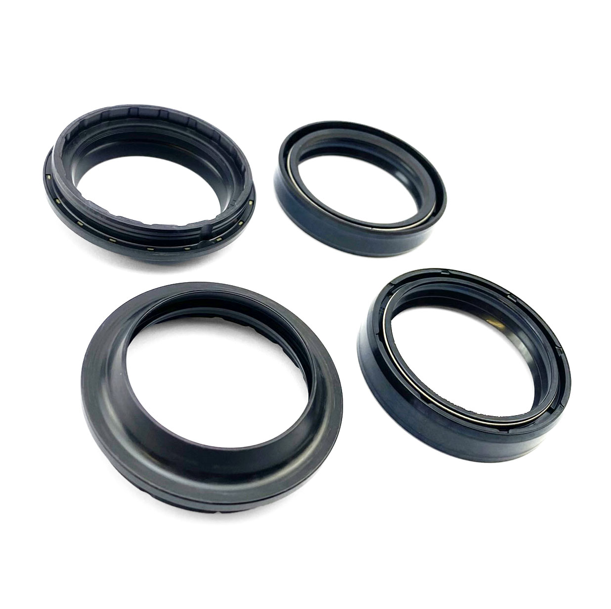 FORK SEAL & DUST WIPER KIT 43mm SHOWA SET OF 4 FSK-013 thumbnail 6