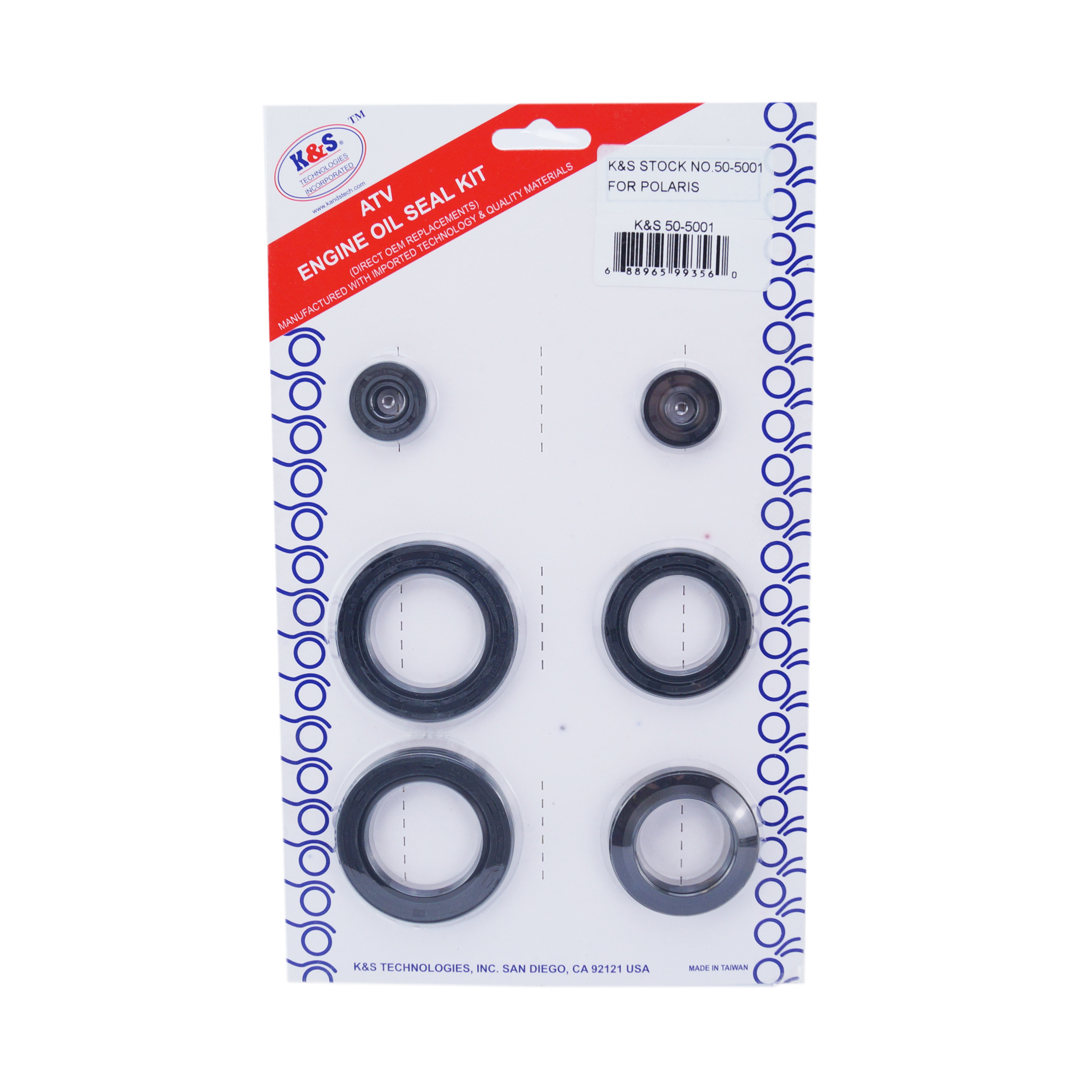 OIL SEAL SET POLARIS 6PCS, KS50-5001