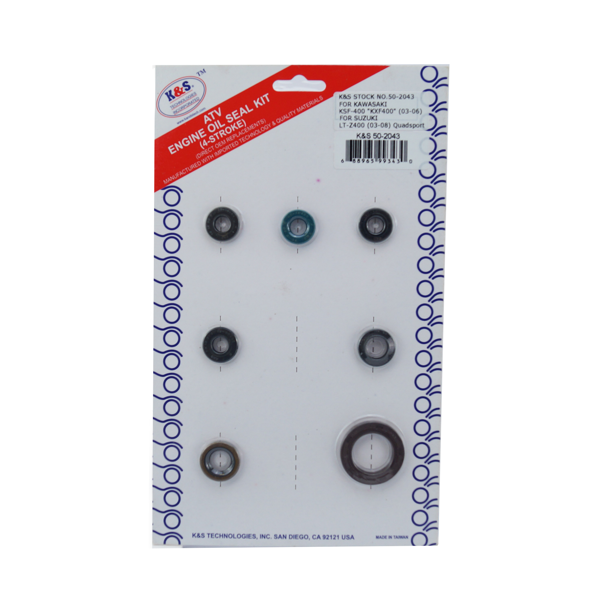 OIL SEAL SET 03-06 KFX400 KS50-2043