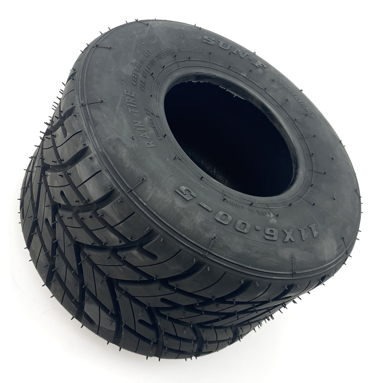 11x6.00-5 K-001R SUNF 4PLY GO KART RAIN TYRE thumbnail 3