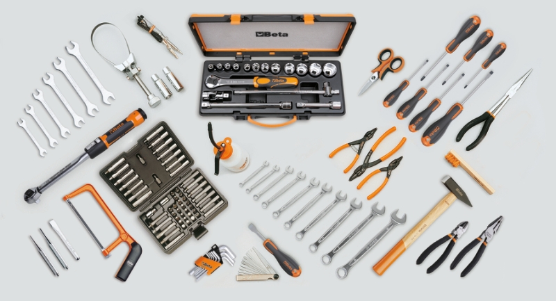 Assortment of 125 Tools for Motorcycle Repairs - Beta Tools 5940SBK image 1