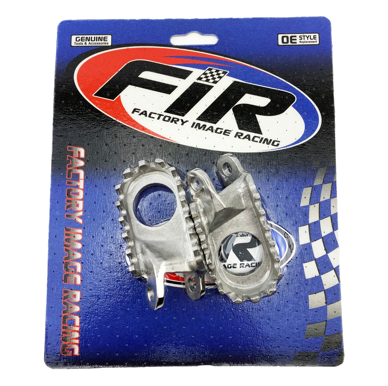 FOOT PEGS STAINLESS STEEL CR, HONDA CR80/85, XR250/400/650 thumbnail 2