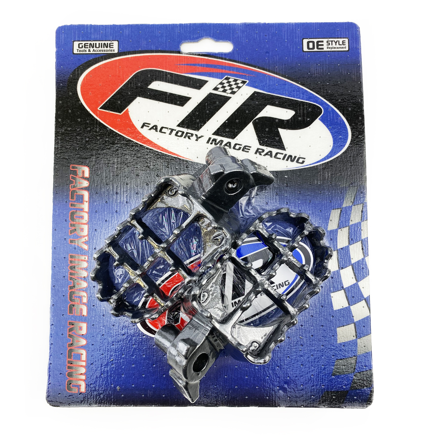 FOOT PEGS STEEL GREY CR, HONDA CR125/CR250/CR500 thumbnail 3