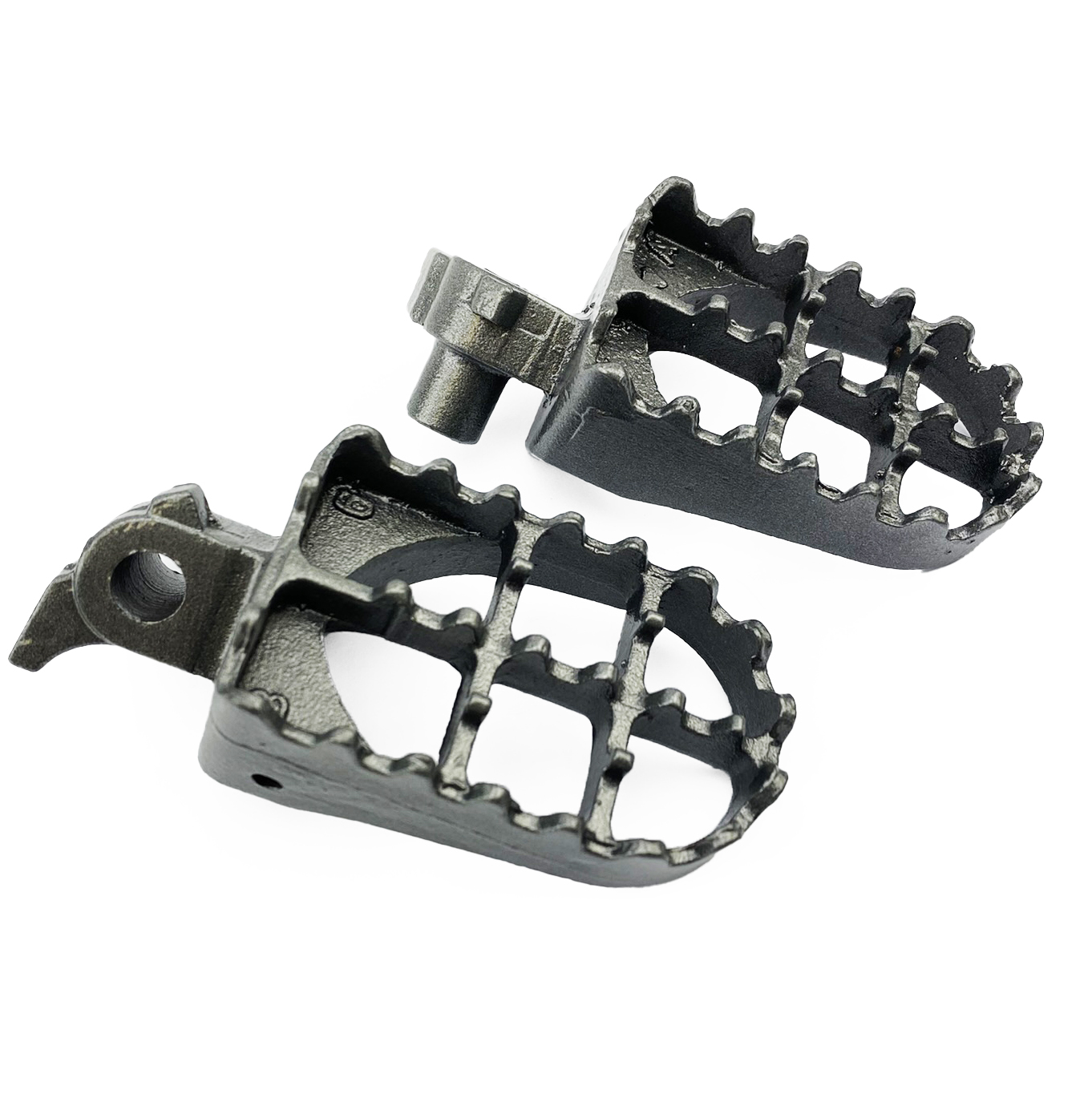 FOOT PEGS STEEL GREY CR, HONDA CR125/CR250/CR500