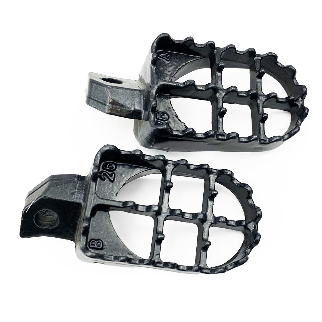 FOOT PEGS STEEL GREY KX, KAWASAKI KX125/250, KDX thumbnail 3