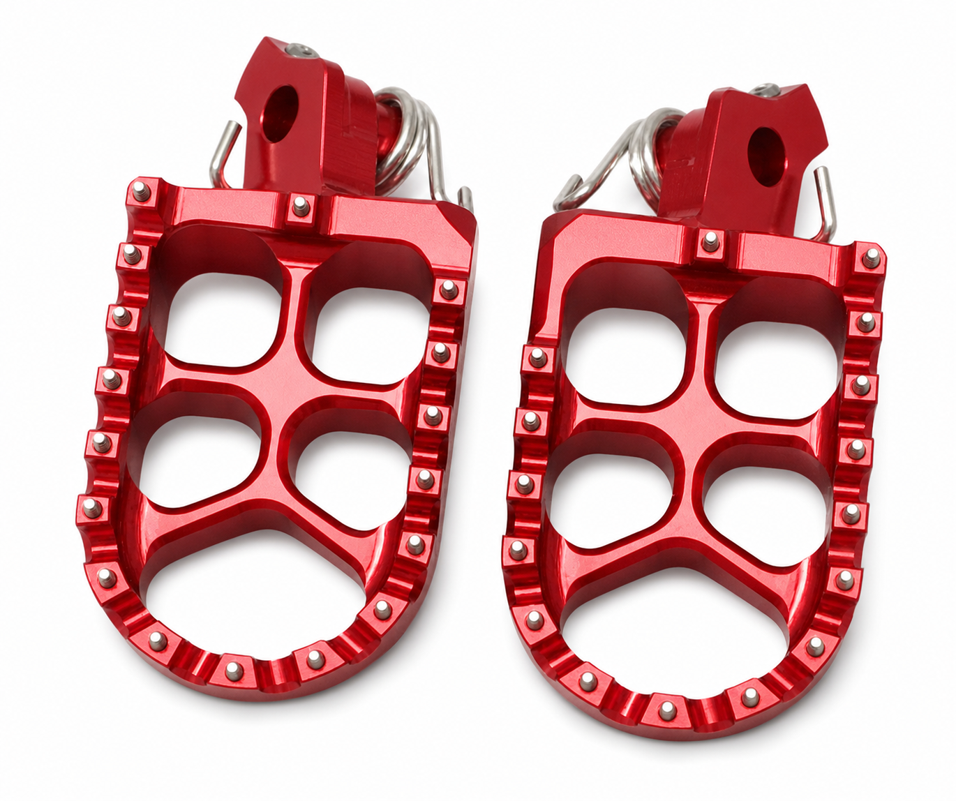FOOT PEGS SCAR RED RM-Z, 57 ALUMINIUM BILLET S4513R