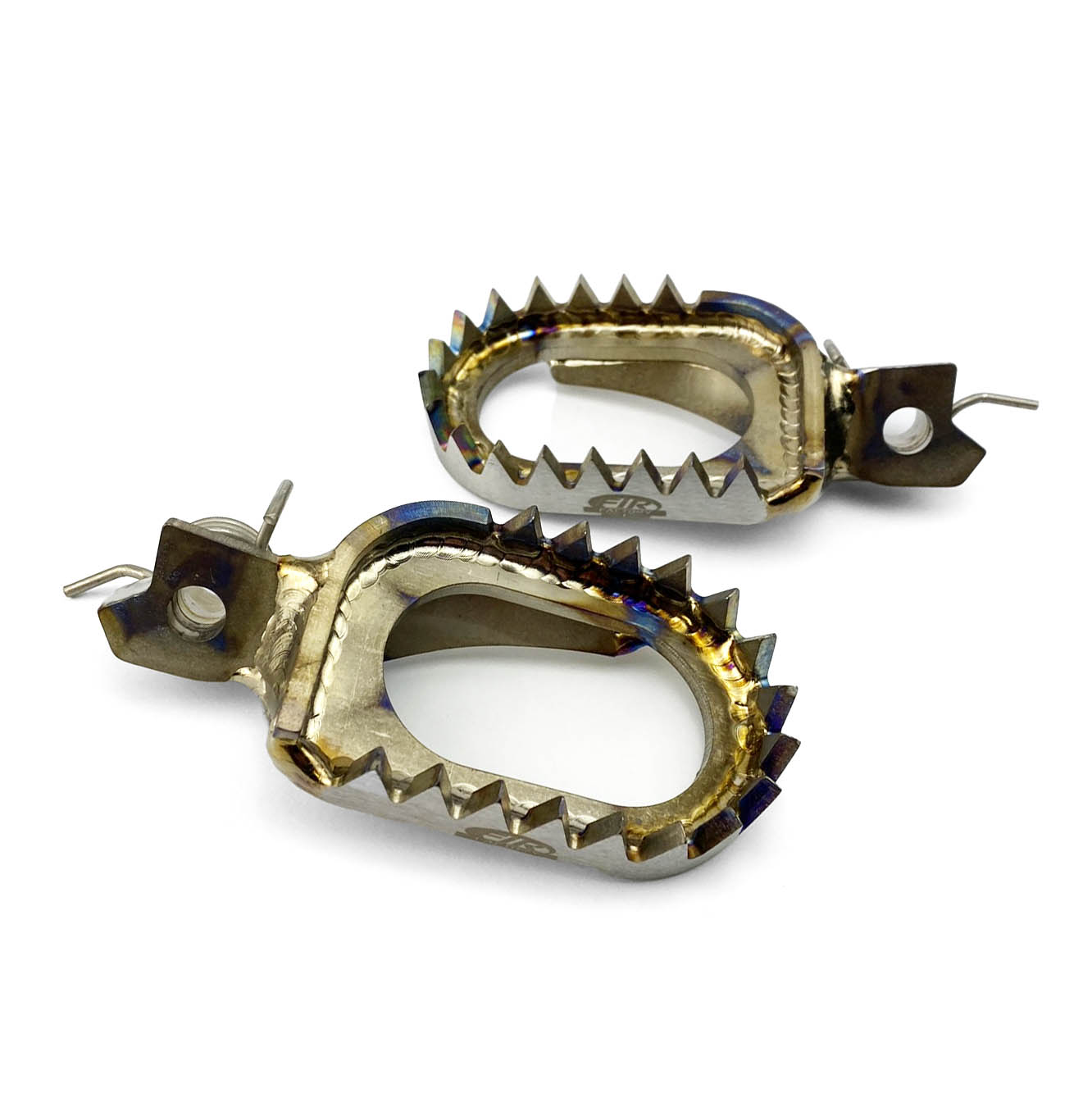 FOOT PEGS TITANIUM RMX/RMZ, FIR image 1