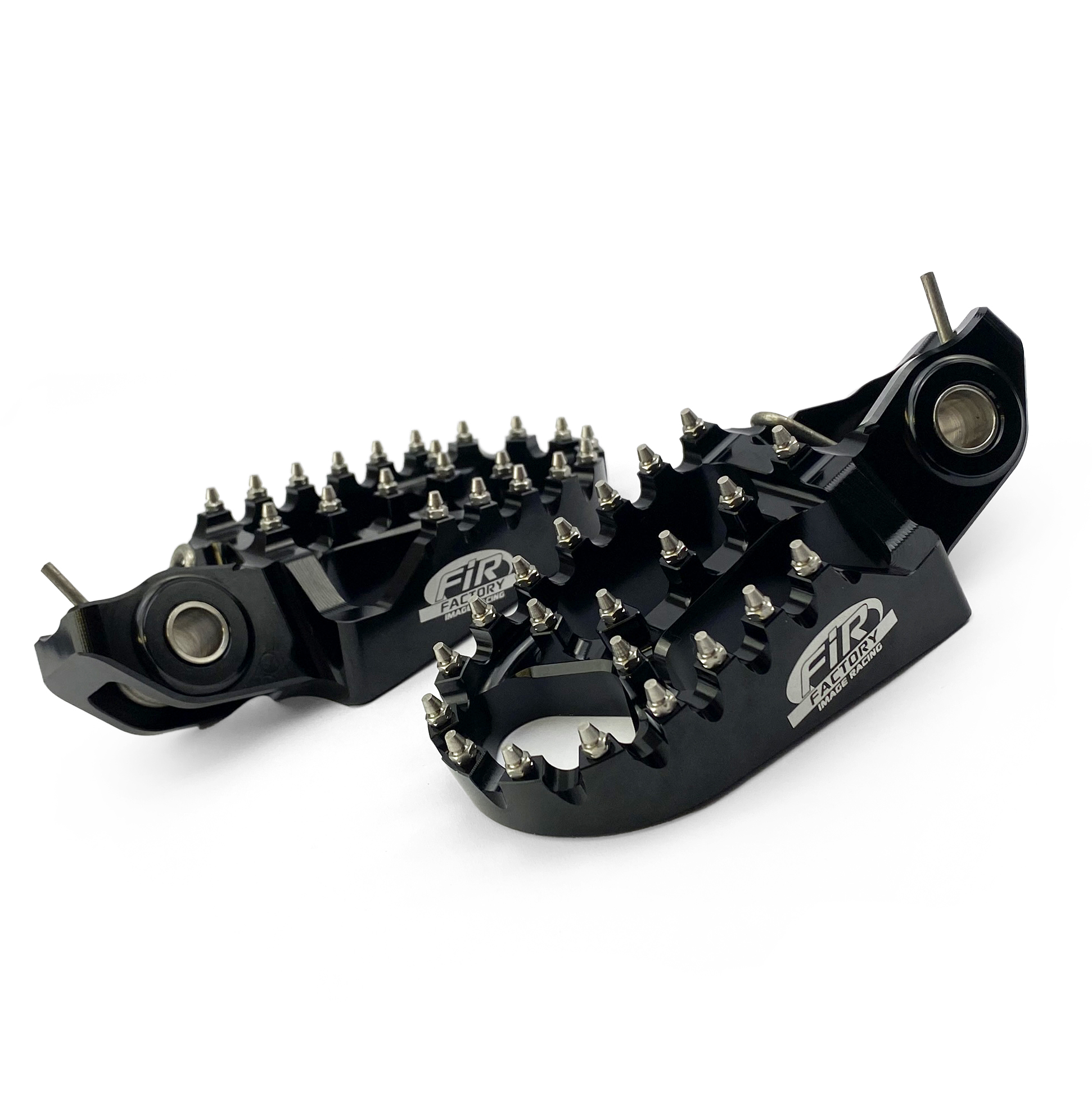 FOOT PEGS ALUMINIUM BLACK STARK VARG ASF-364 thumbnail 4