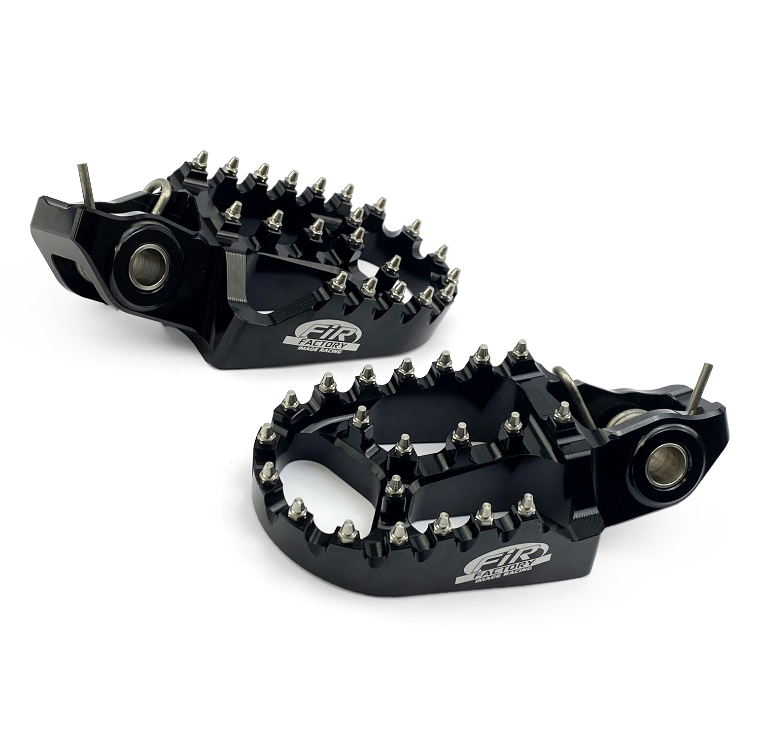 FOOT PEGS ALUMINIUM BLACK STARK VARG ASF-364 image 1