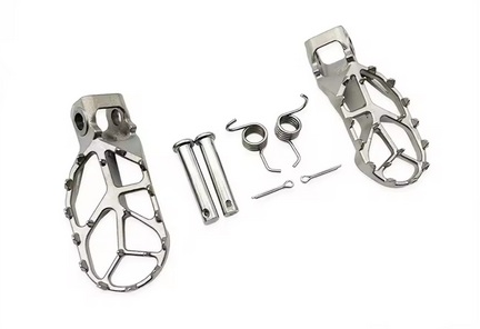 FOOT PEGS 24-26 KTM HUSQVARNA GASGAS SX SX-E TC EE MC MC-E 3 5 50 65 STAINLESS STEEL A40003040000 thumbnail 2