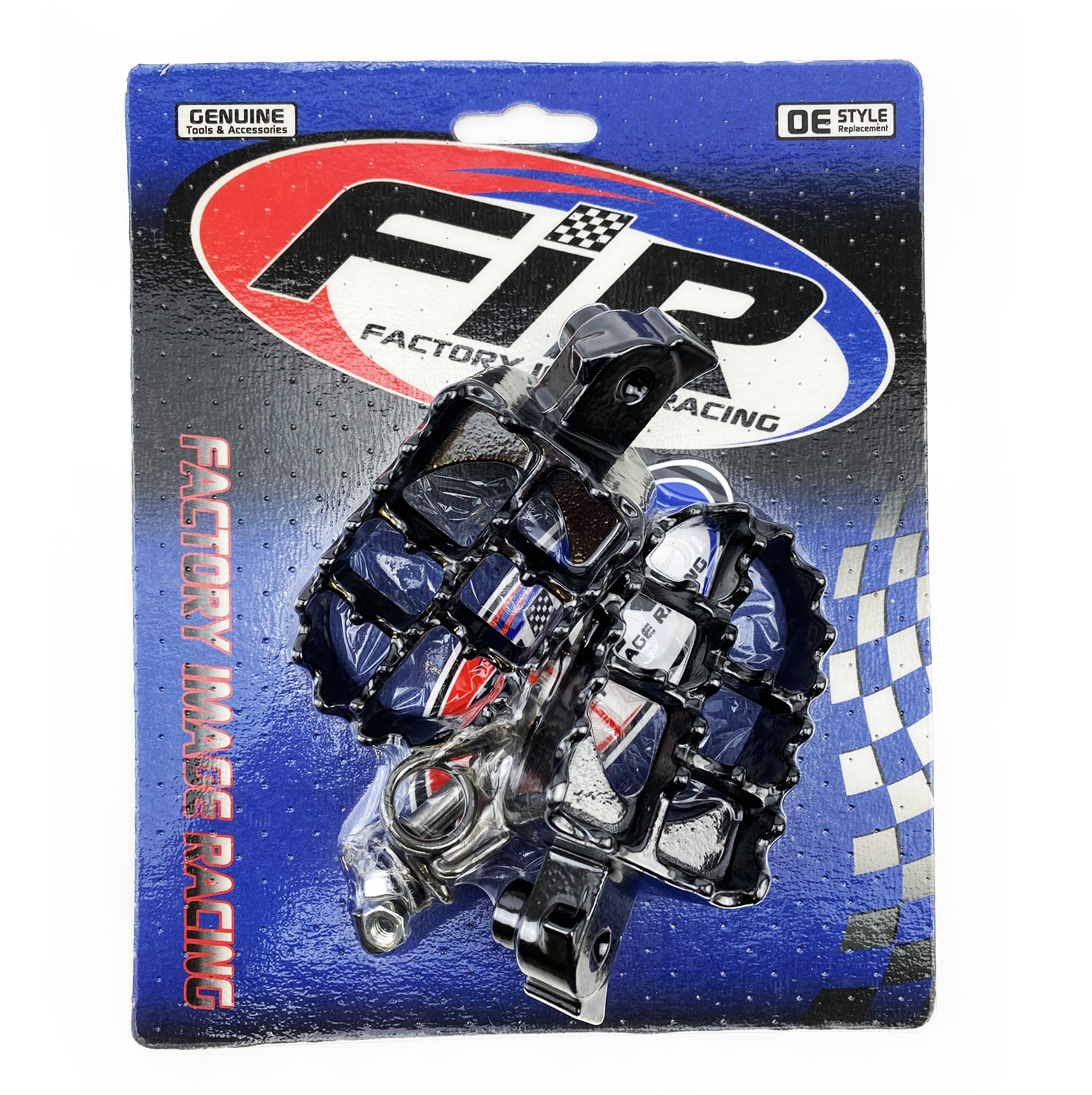 FOOT PEG SET KLR650 BLACK SS, PSYCHIC MC-04040 STAINLESS 34028-0015, 34028-0014, 92145-0198, 92145-0199 thumbnail 2