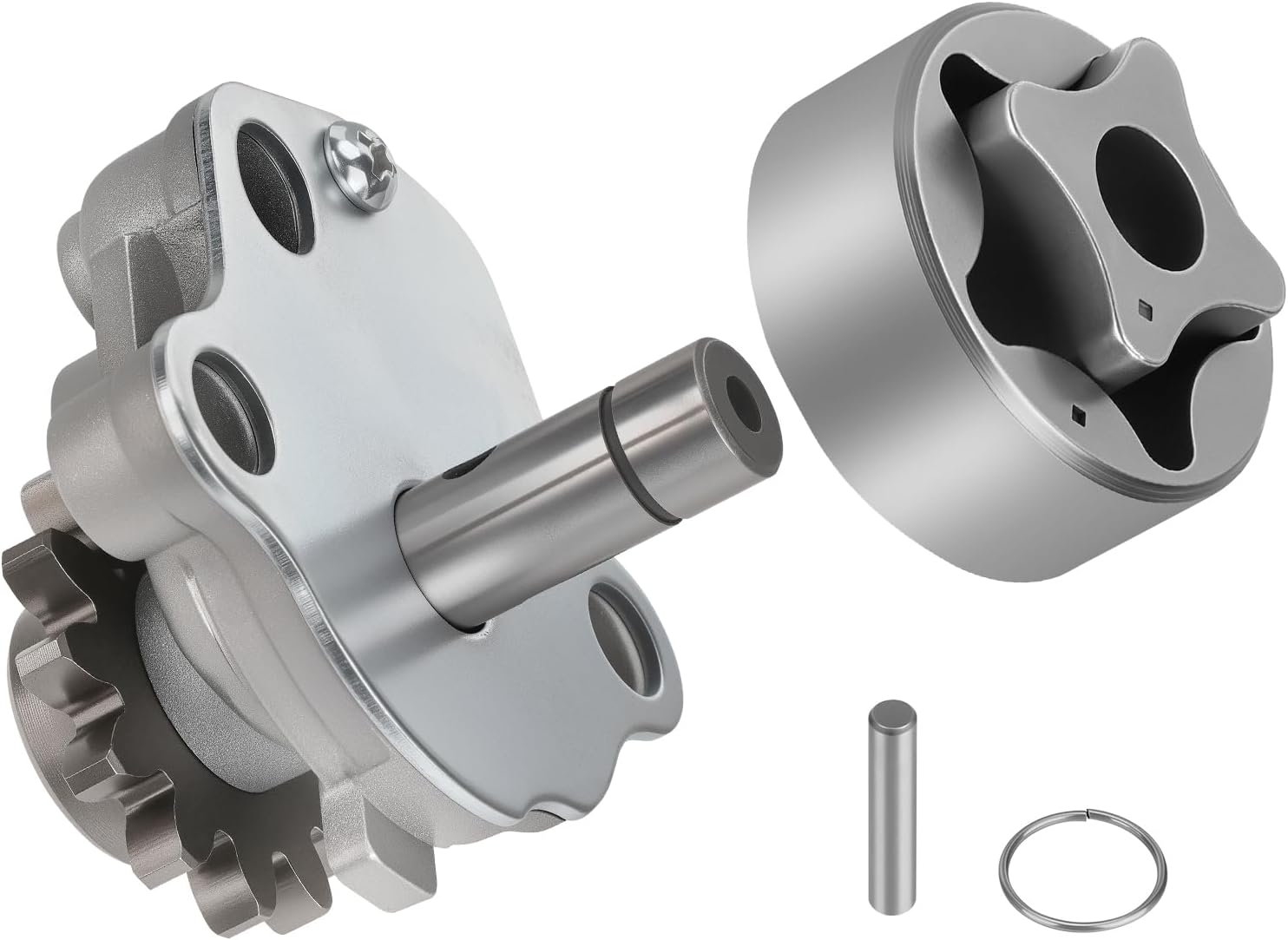 OIL PUMP ASSEMBLY & ROTOR ASSEMBLY OUTER 2006-2015 YAMAHA YZ450F WR450F 2S2-13300-10-00 thumbnail 3
