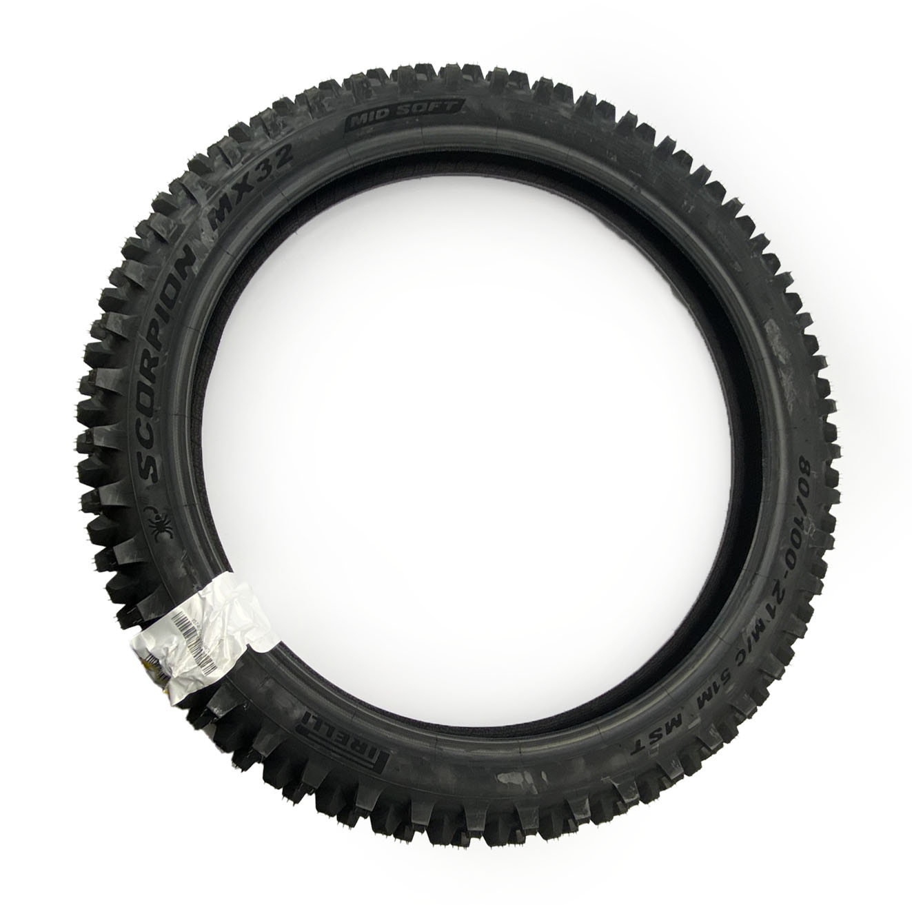 21-80/100 MX32 MID SOFT, PIRELLI TYRE 4574700 SCORPION NEW 2025 MX32 thumbnail 2