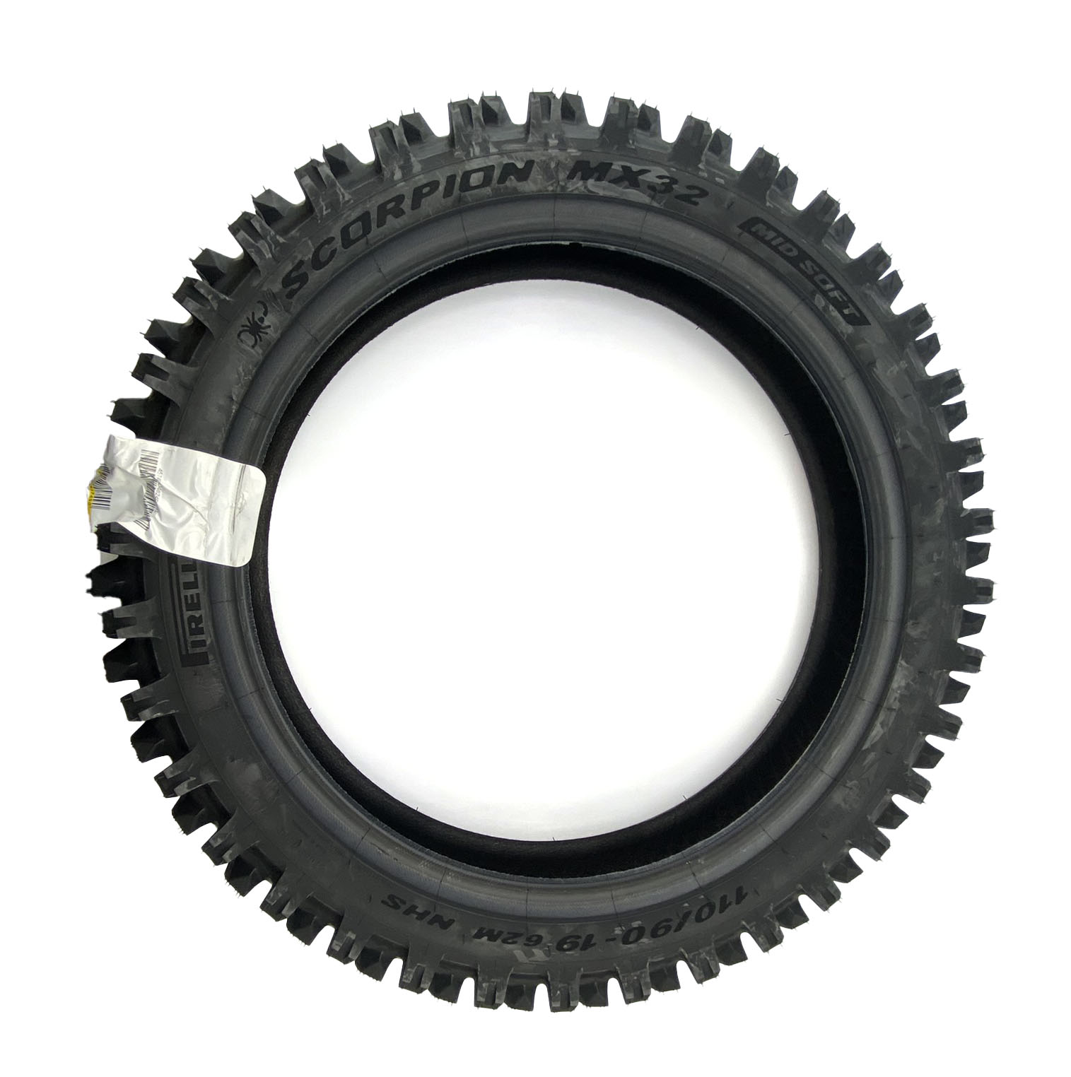 19-110/90 MX32 MID SOFT 62M, PIRELLI SCORPION TYRE 4574900 NEW 2025 MX32 thumbnail 4