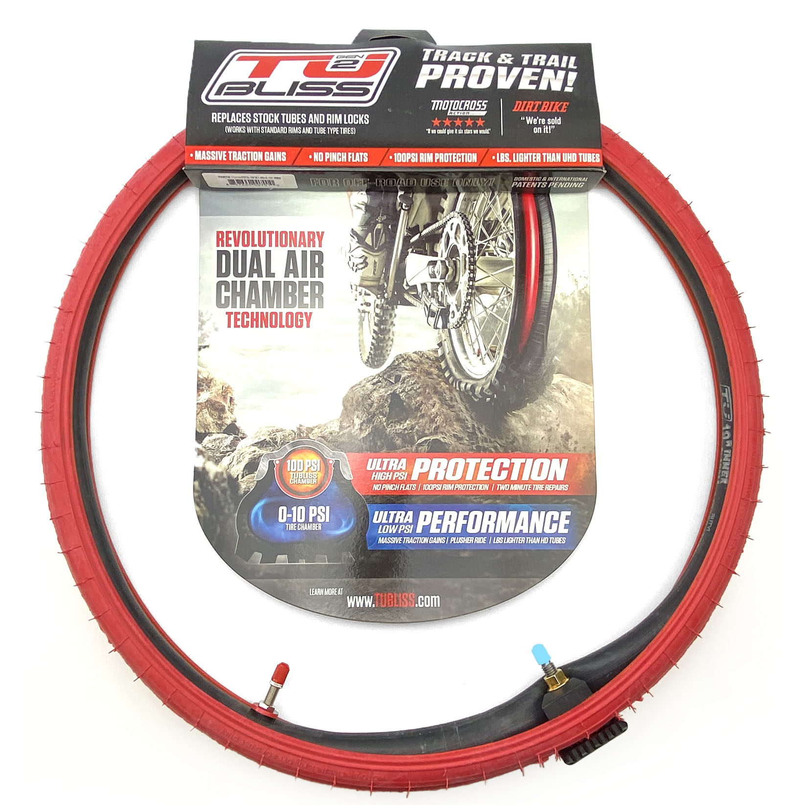TUBLISS SYSTEM 19x1.85/2.15, 999-TUB19, PINCH PUNCTURE PROOF