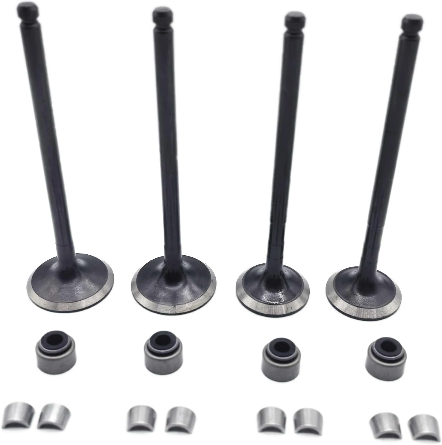 EXHAUST VALVES INLET INTAKE STEM KIT SET 2003-2007 POLARIS RANGER PREDATOR OUTLAW 500 image 1
