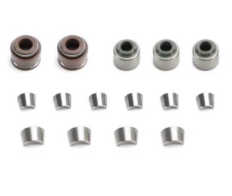 INTAKE & EXHAUST VALVE KIT 20PCS YAMAHA WR450F YZ450F YFZ450 5TA-12112-00 5TA-12121-00 thumbnail 4