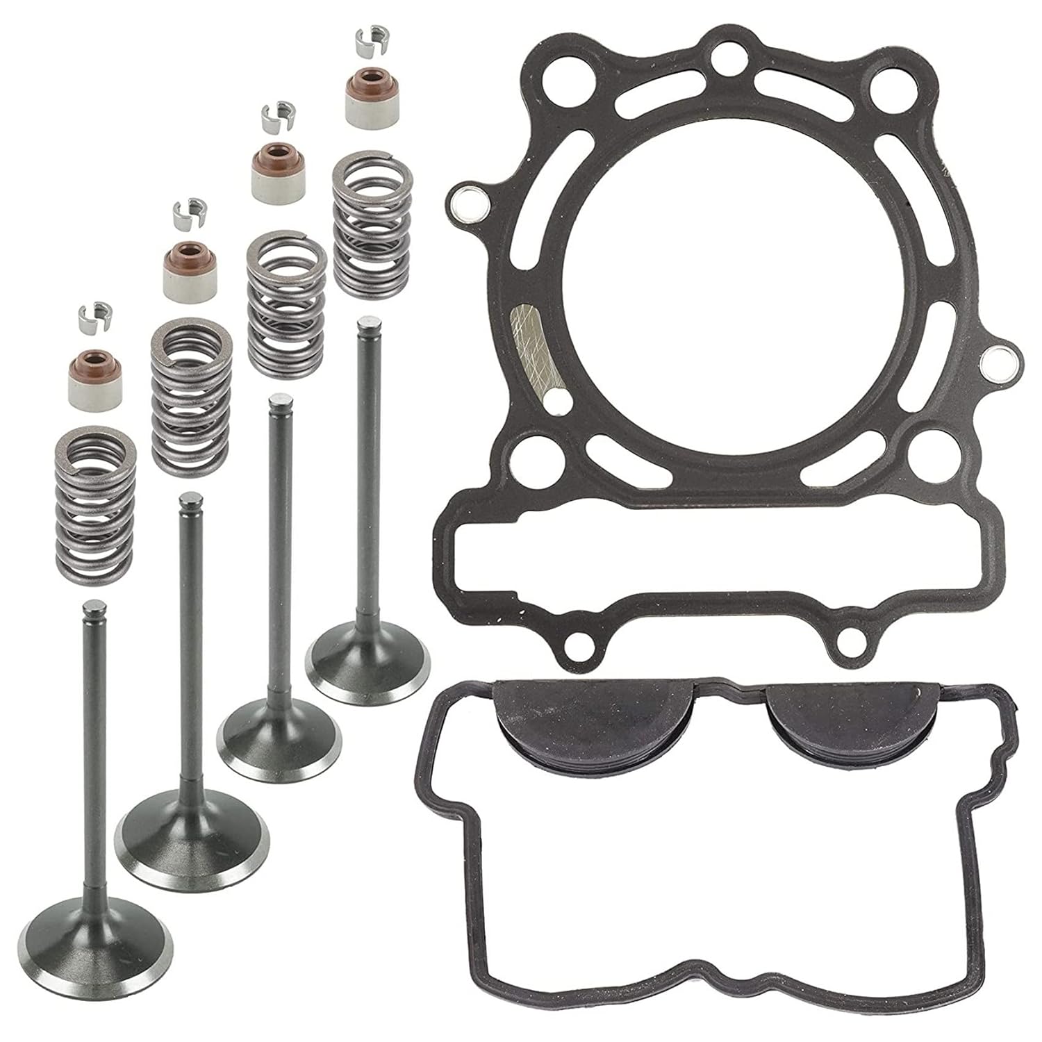 Not available at this time  ............... Valve Intake Exhaust Cylinder Springs Head Gasket Kit Kawasaki KX250F 2009-2016 image 1