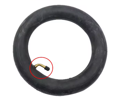 10INCH 10X2/2.125 INNER TUBE 90° VALVE image 1