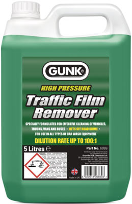 GUNK TRAFFIC FILM REMOVER 5L 100:1 STANDARD CONCENTRATION TFR 6869 image 1