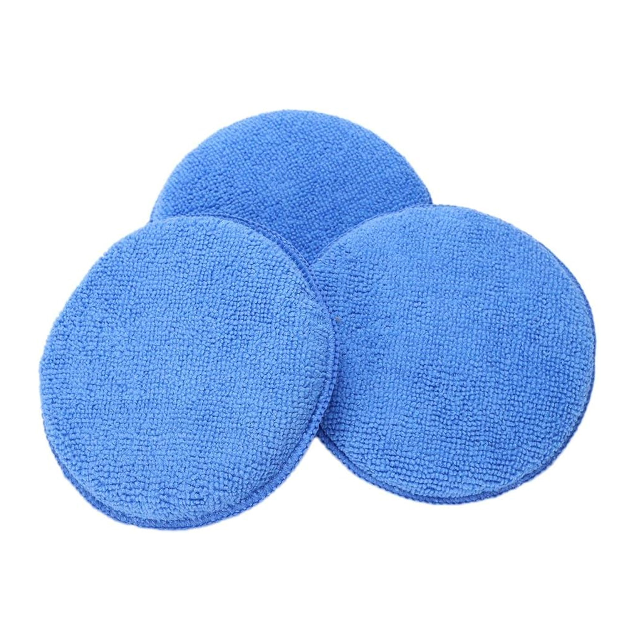 CLEANING WAX APPLICATION PADS 3PCS, MICROFIBRE MATERIAL image 1